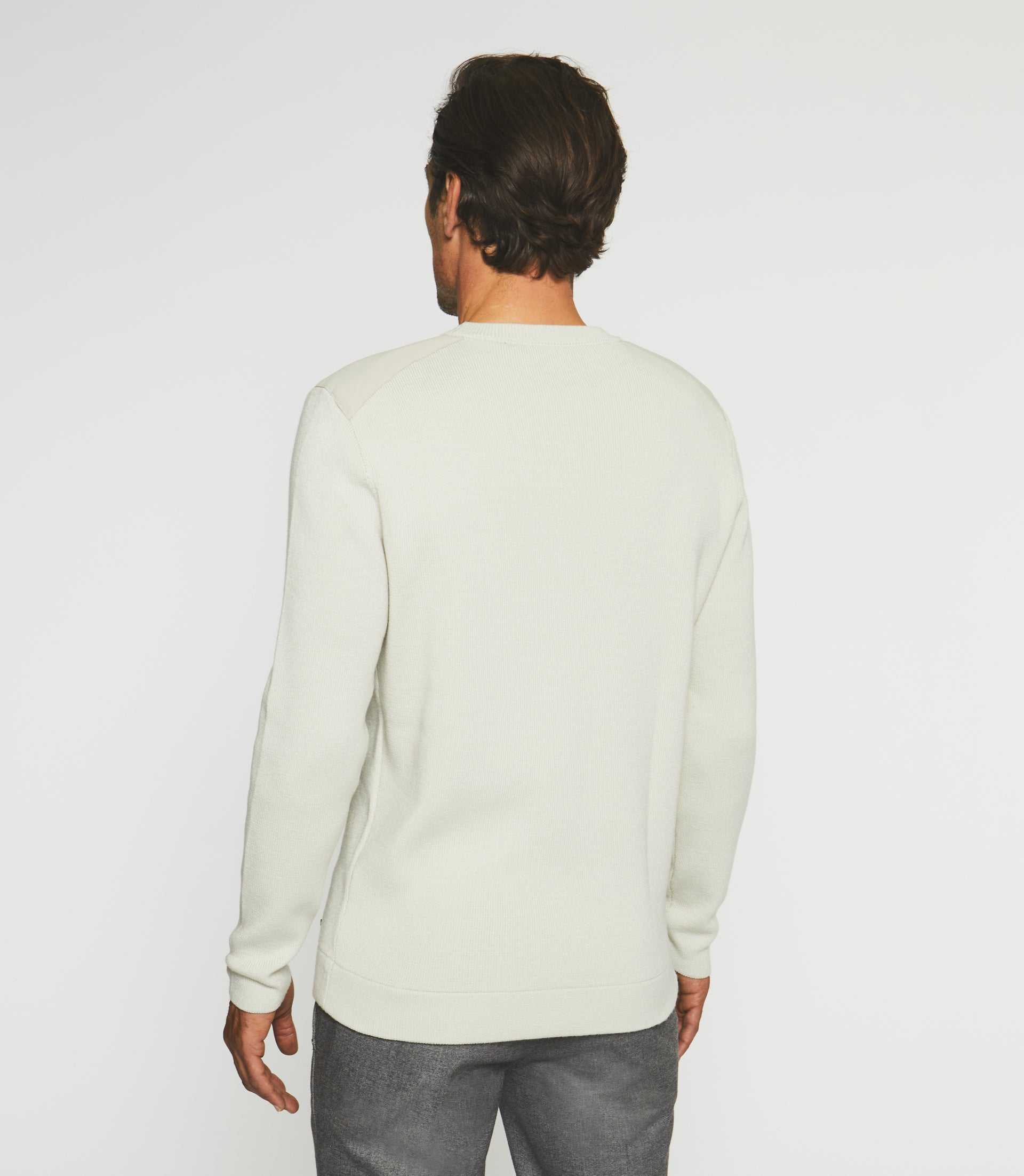 Pull col rond en laine mastic SWBRUCE - Image 3
