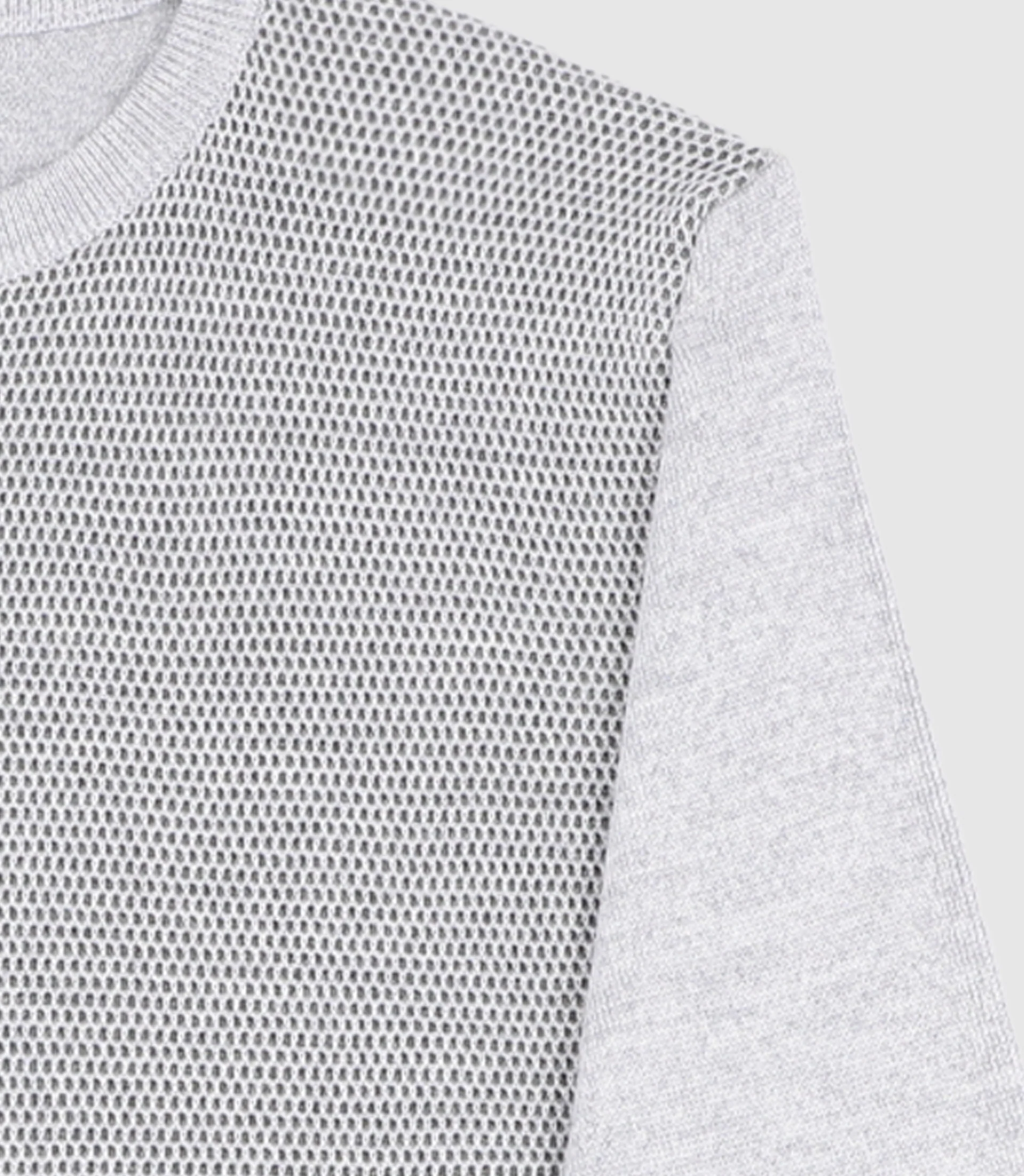 Pull en laine mérinos gris BORIS - Image 2
