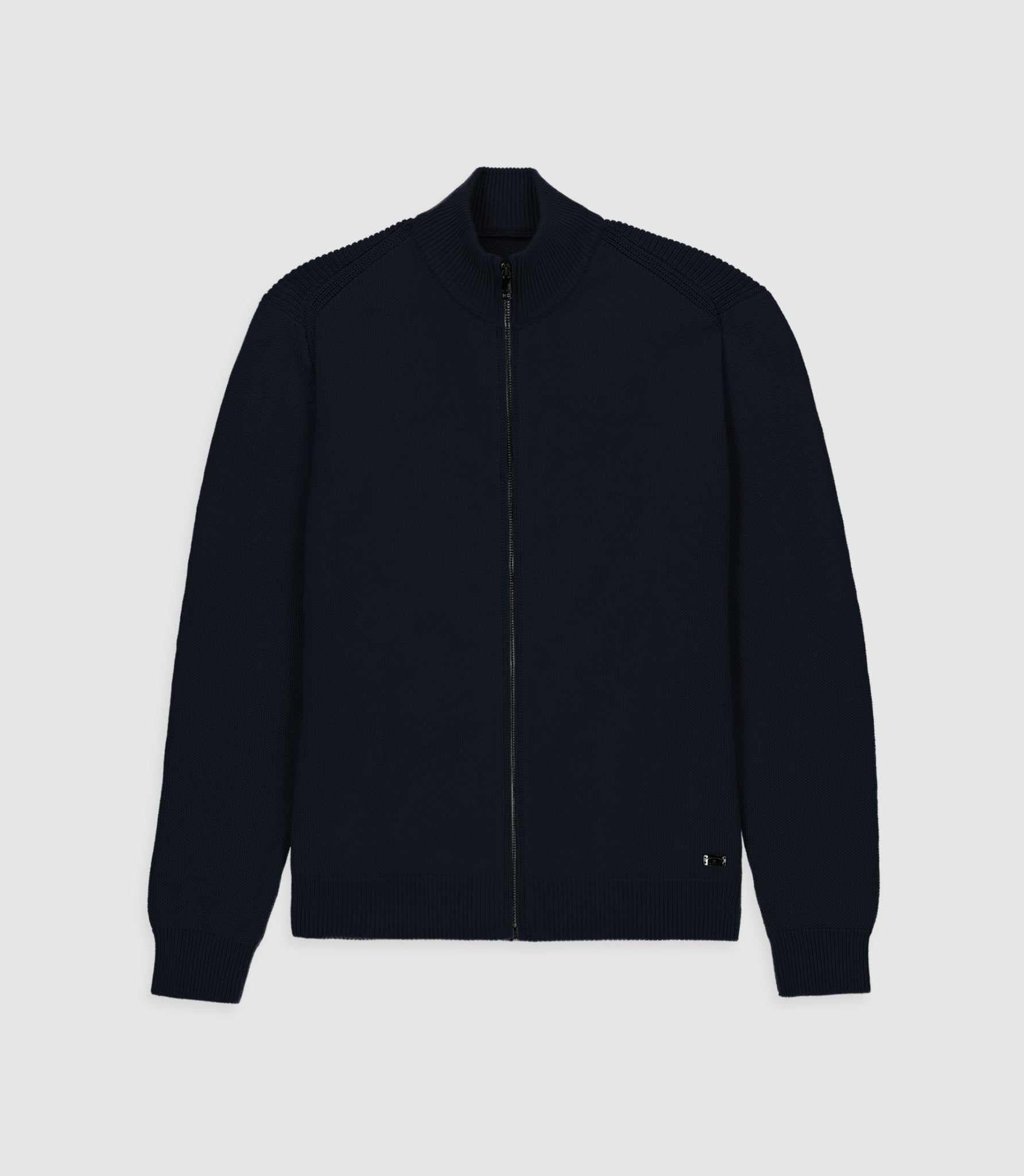 Gilet zippé marine BEN