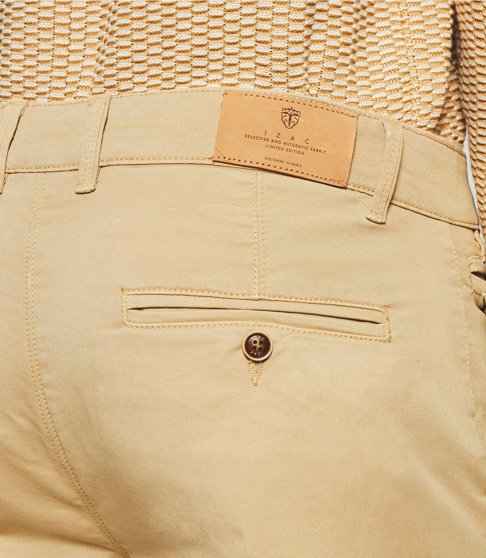 Pantalon slack slim beige PACHELOR - Image 4