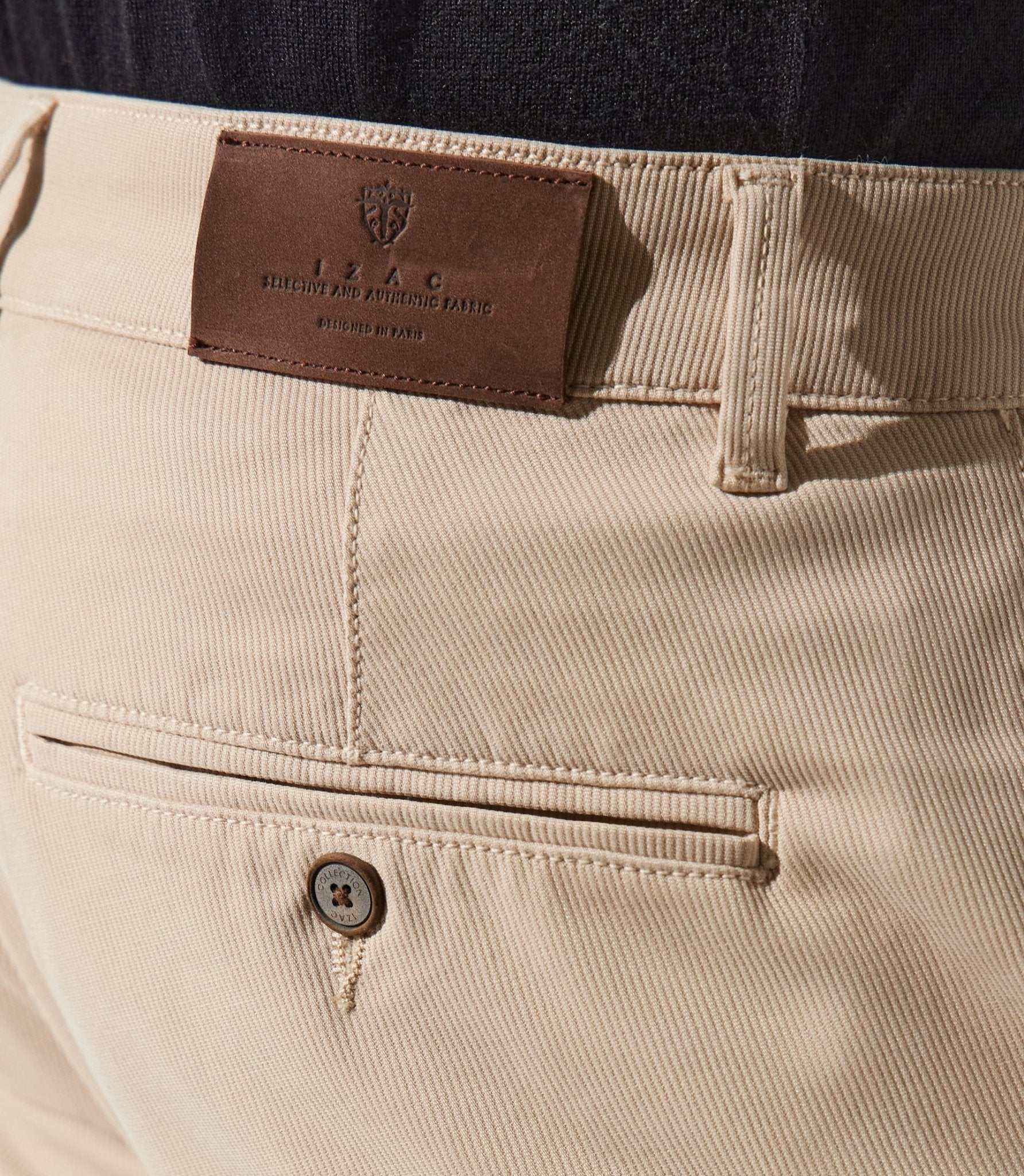 Pantalon chino beige VILERET - Image 4