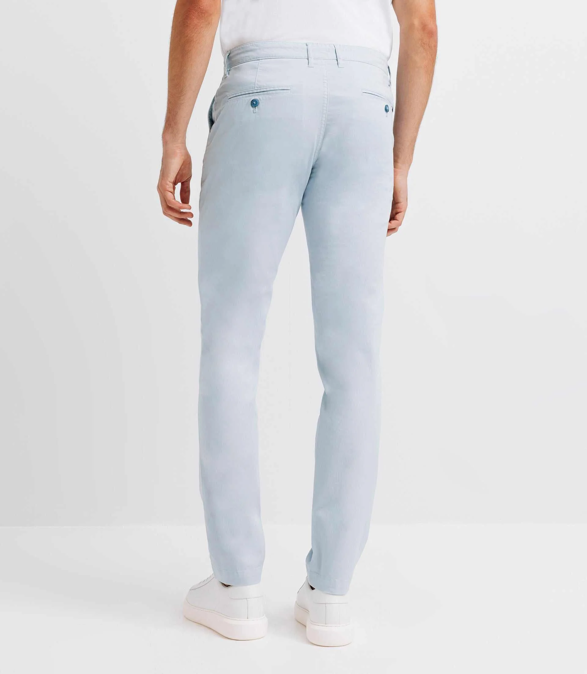 Pantalon casual stretch bleu-ciel - Image 2