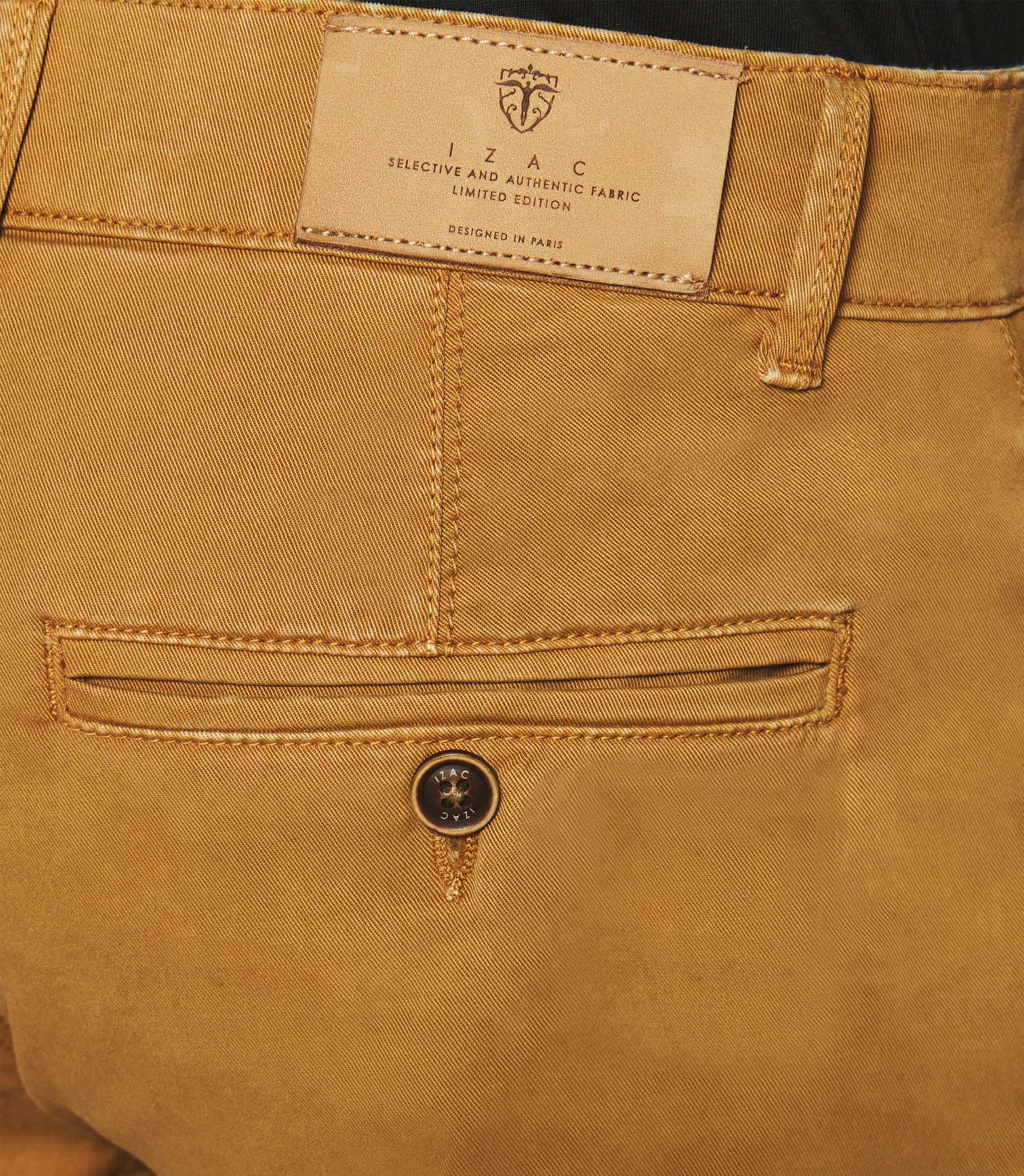 Pantalon slack slim camel PACHELOR - Image 3