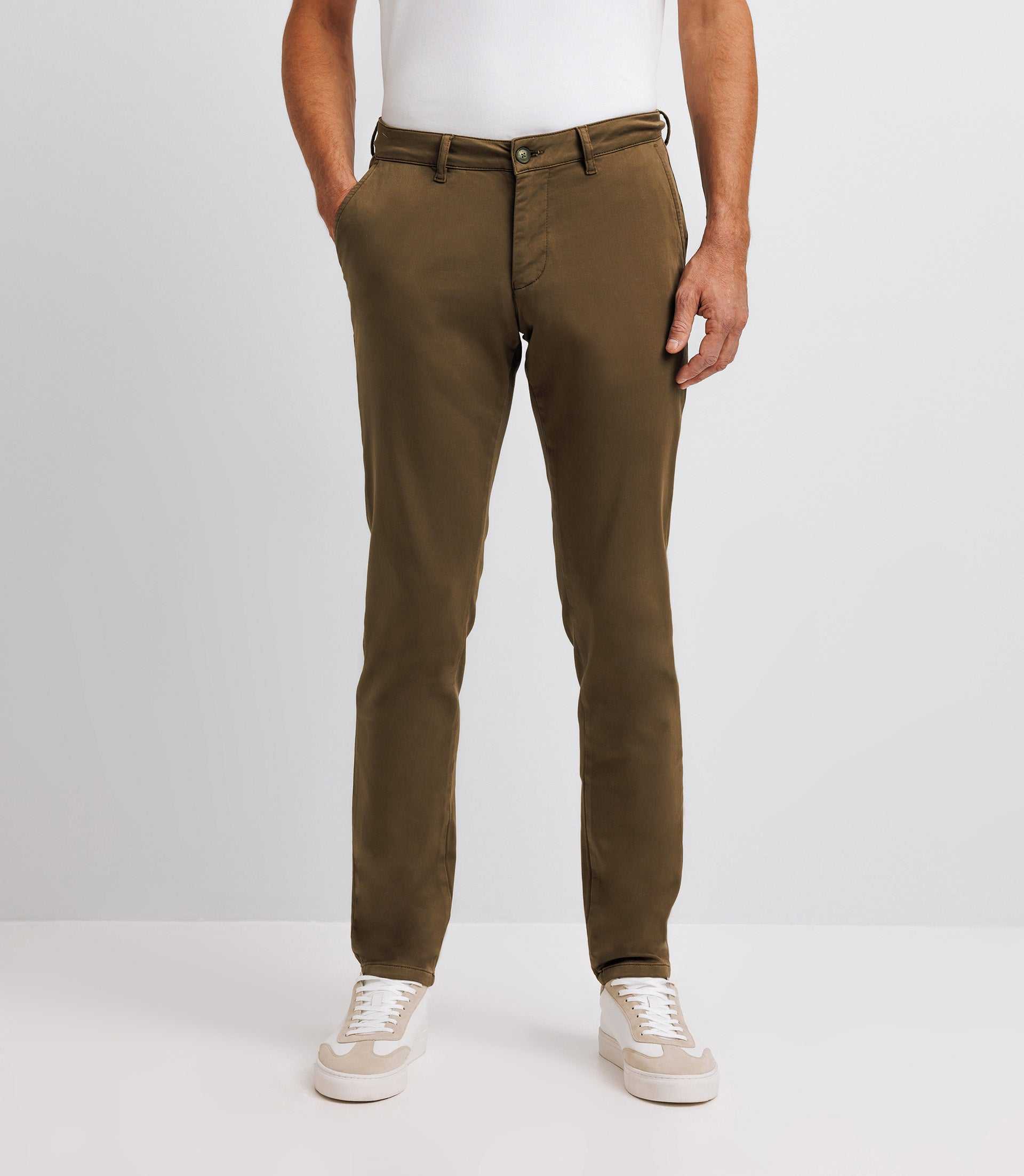 Pantalon casual kaki
