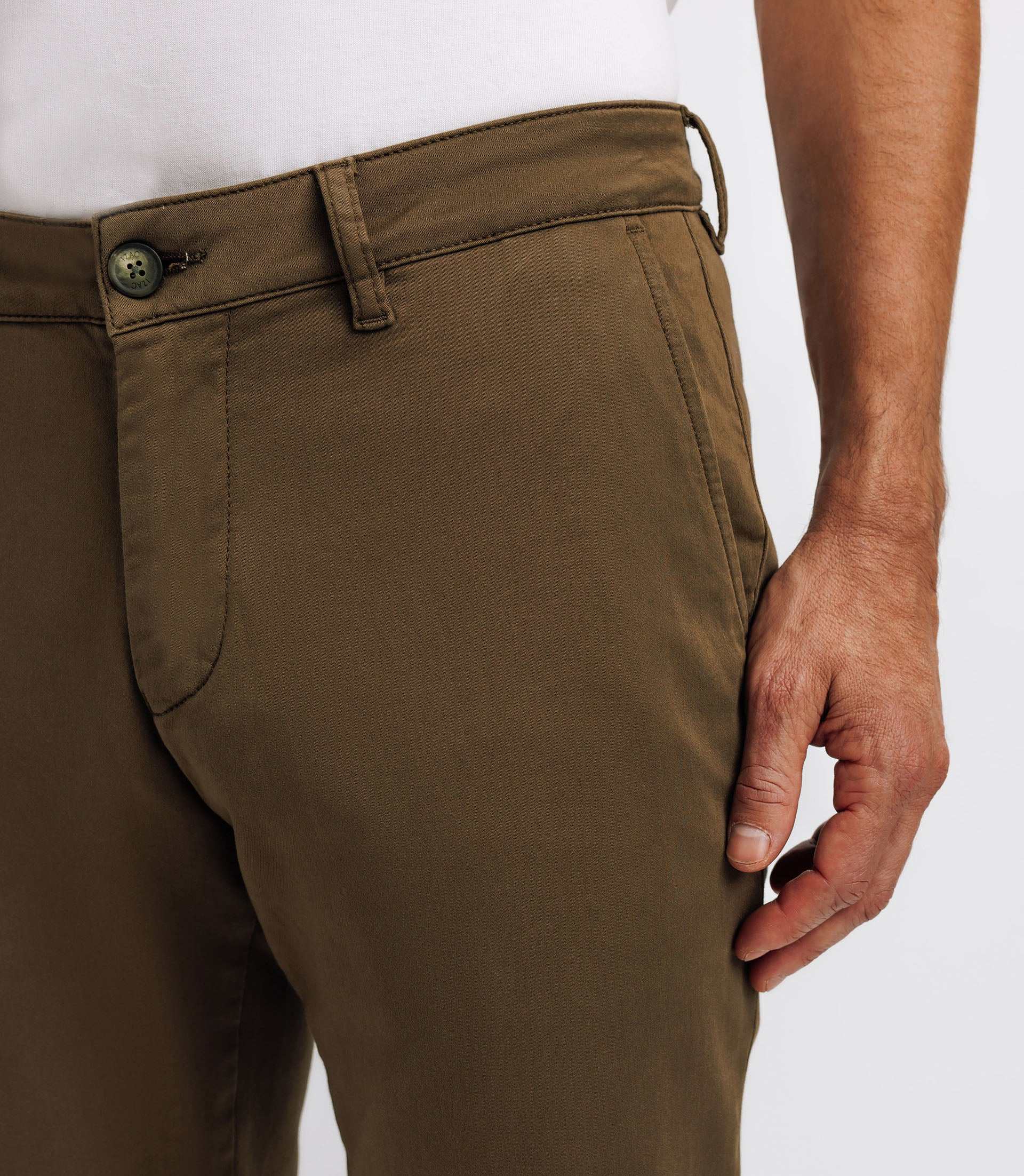 Pantalon casual kaki - Image 2