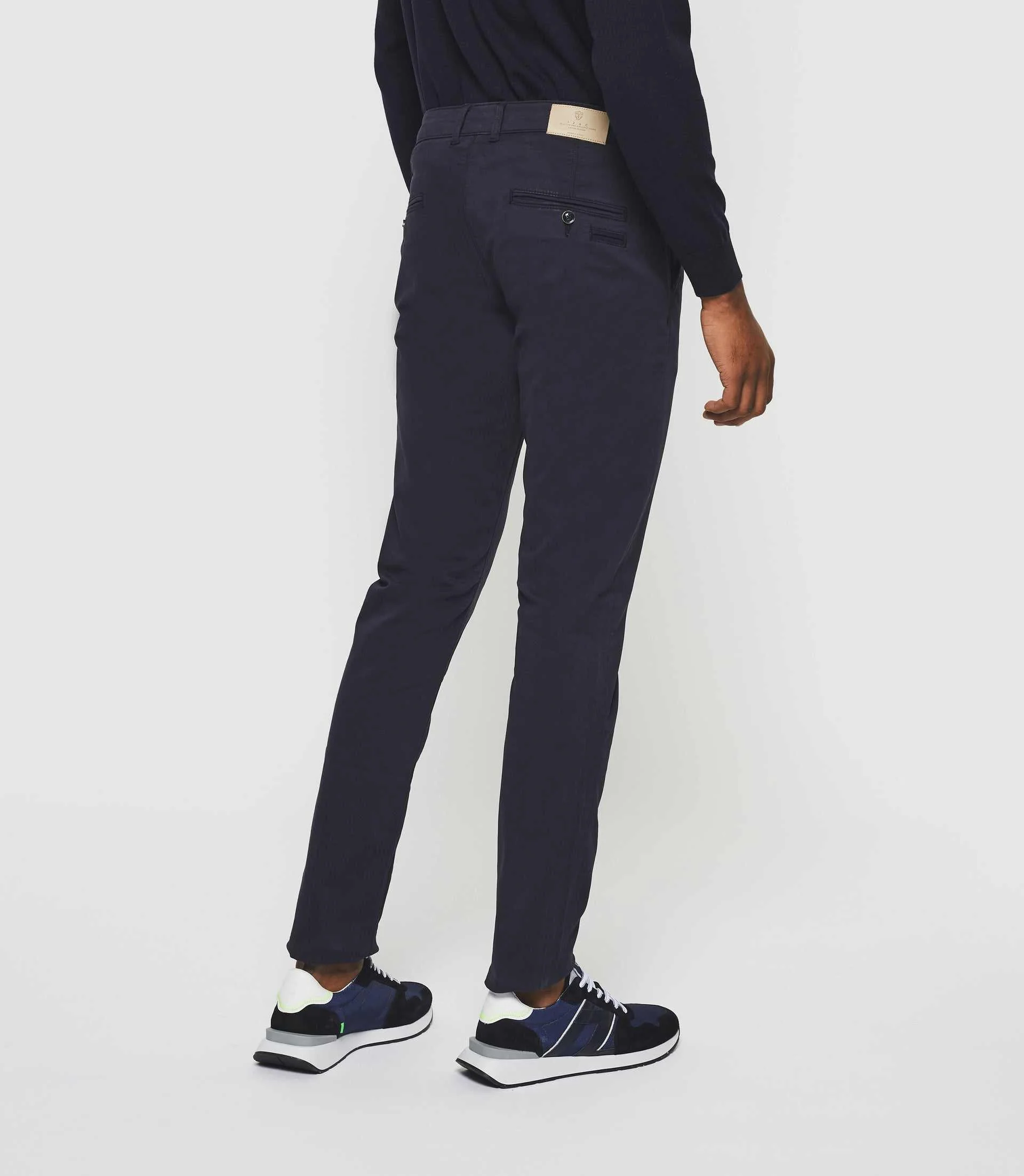 Pantalon slack slim marine "Pachelorrea" - Image 2