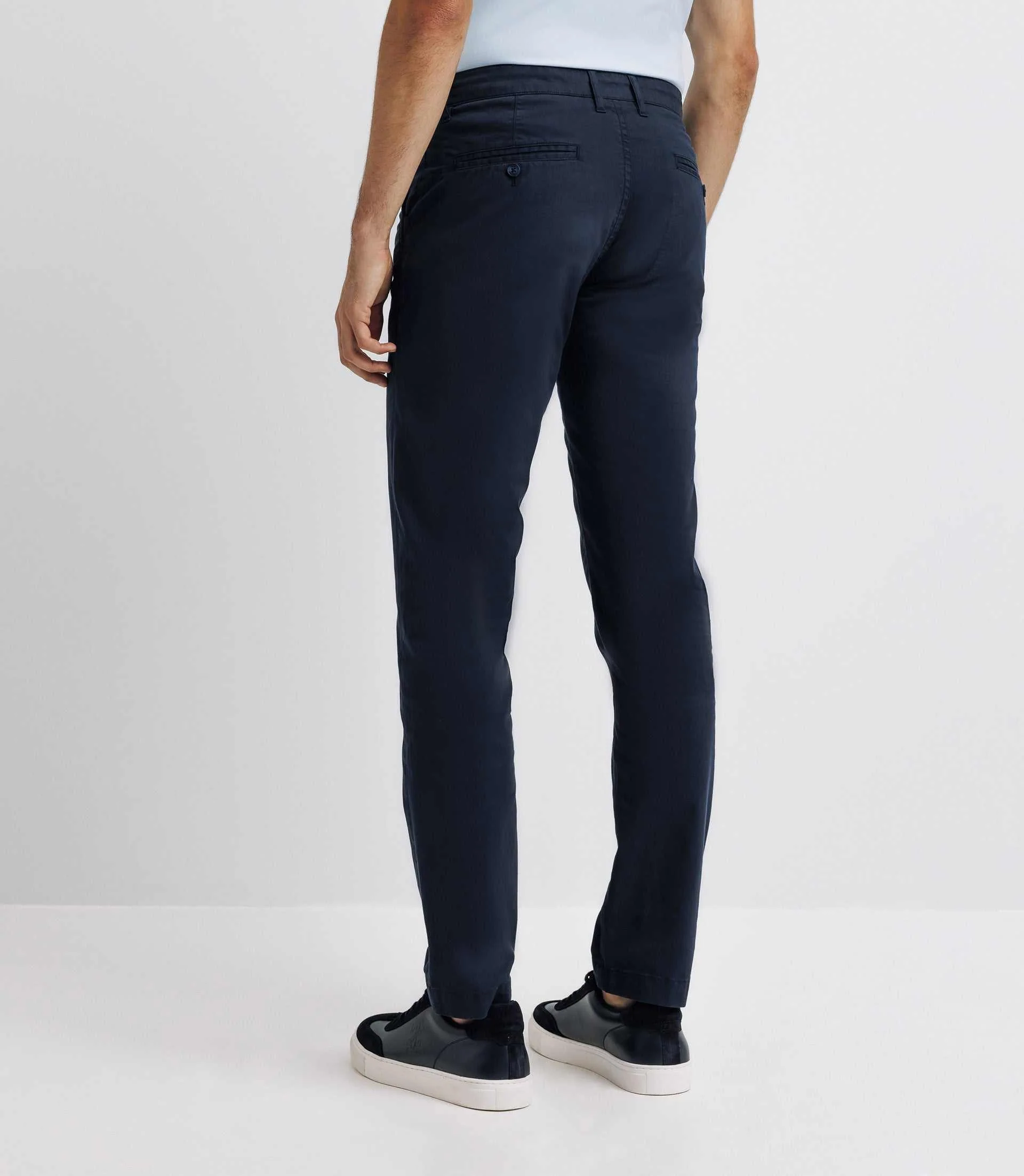 Pantalon casual stretch marine - Image 2