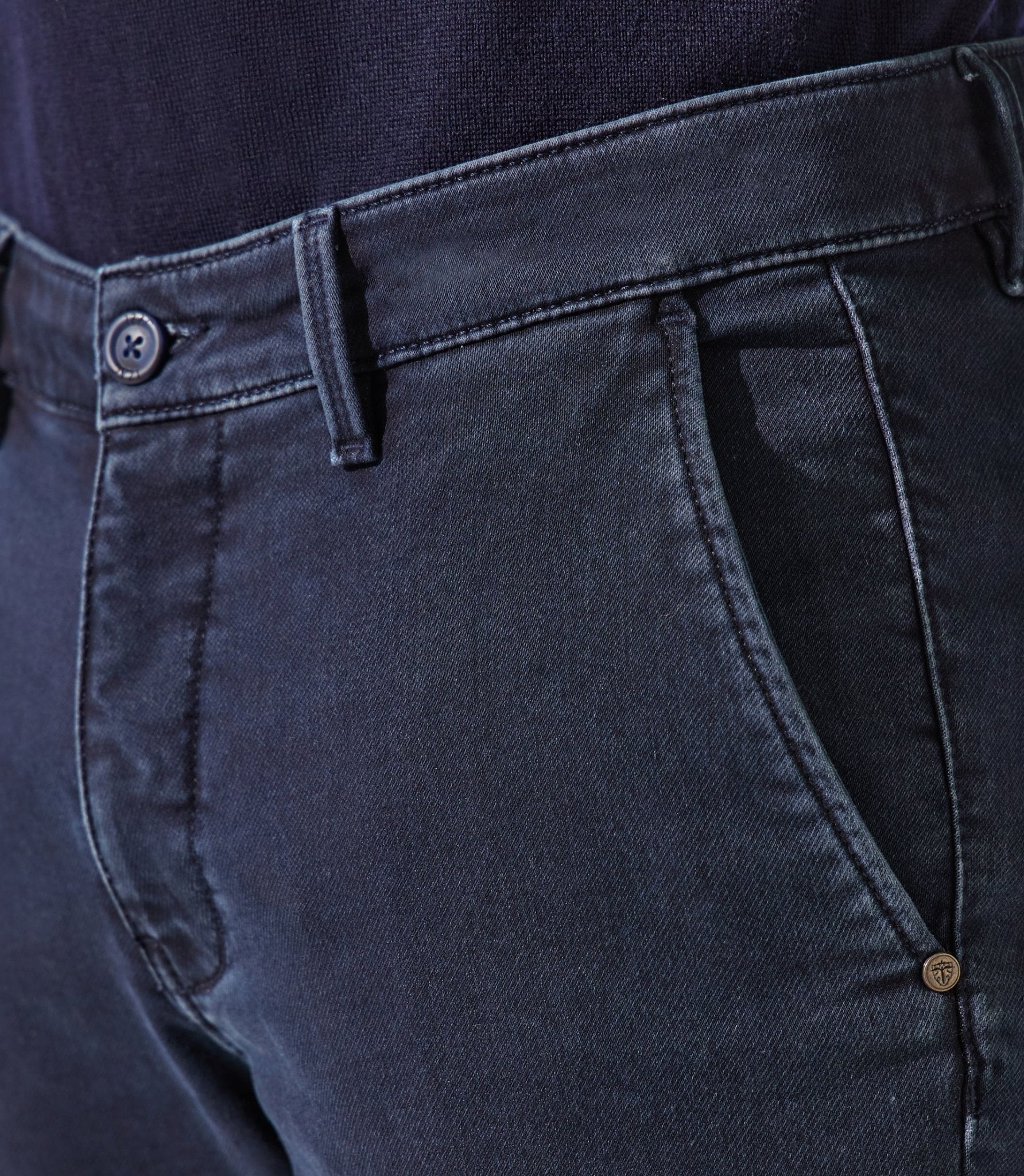 Pantalon chino marine VAILLE - Image 3