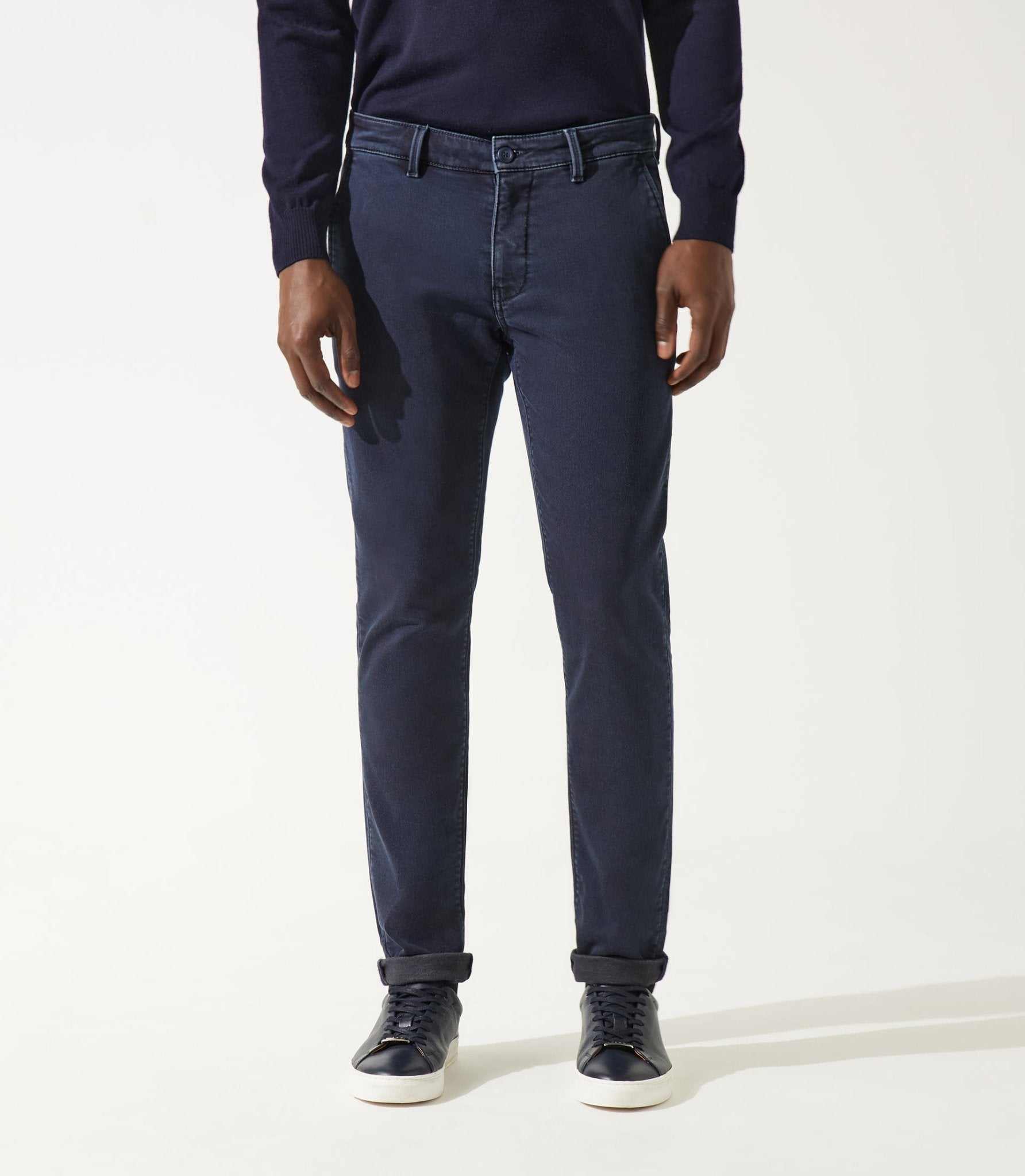 Pantalon chino marine VAILLEBT