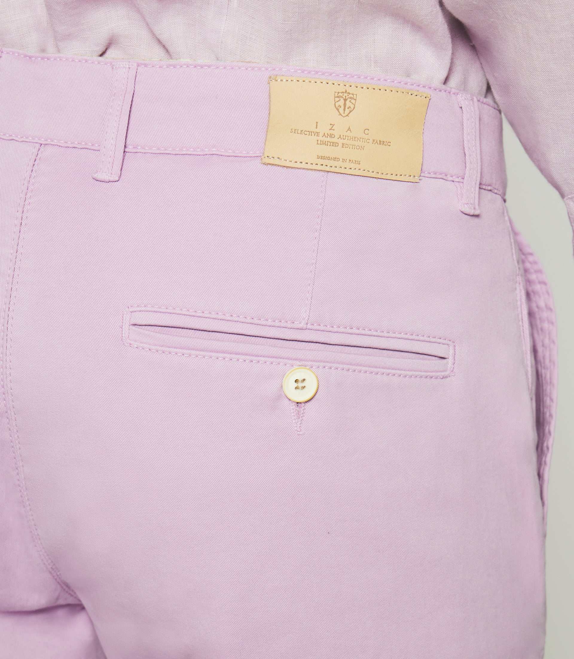 Pantalon slack slim parme - Image 3