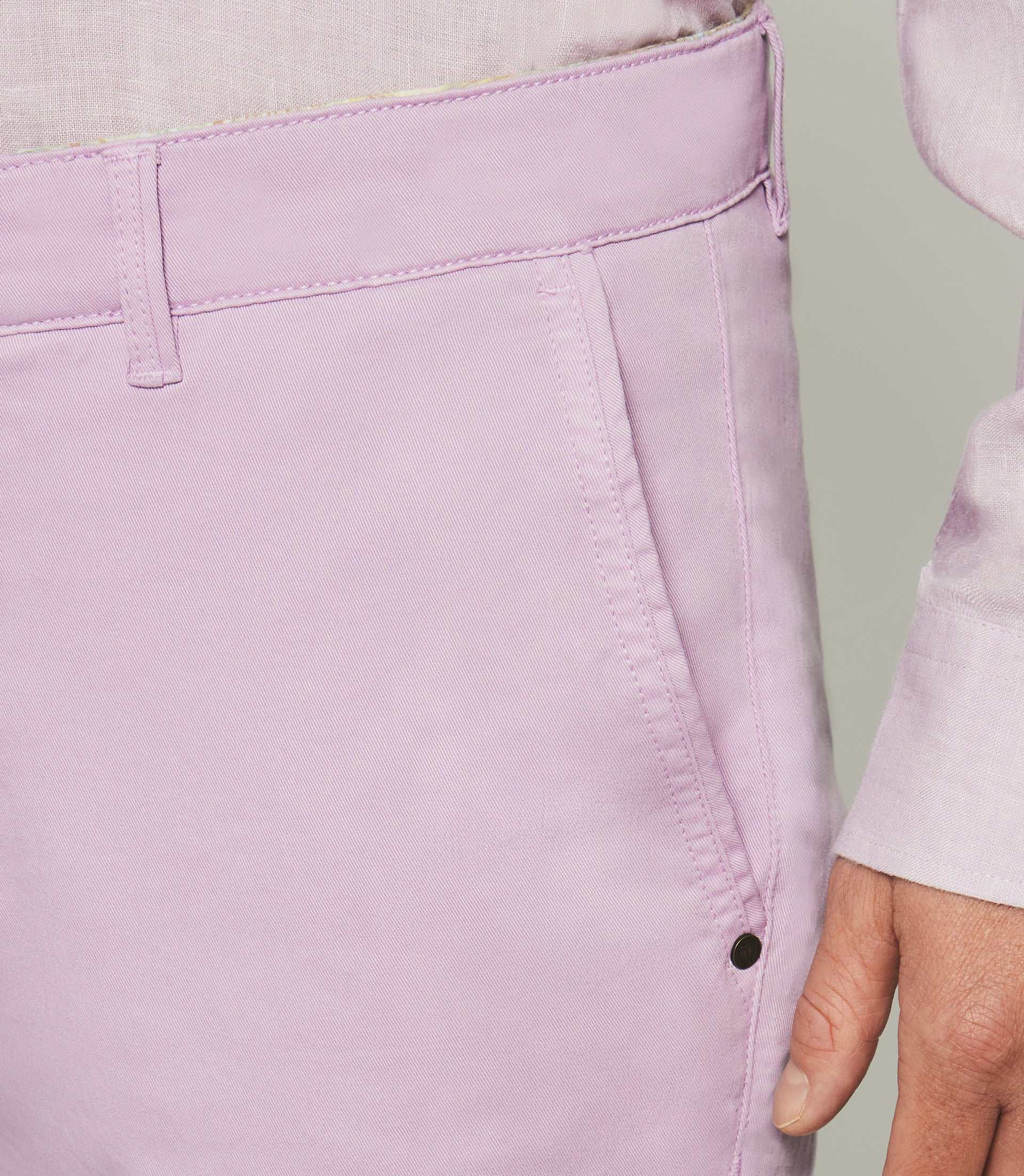 Pantalon slack slim parme - Image 4