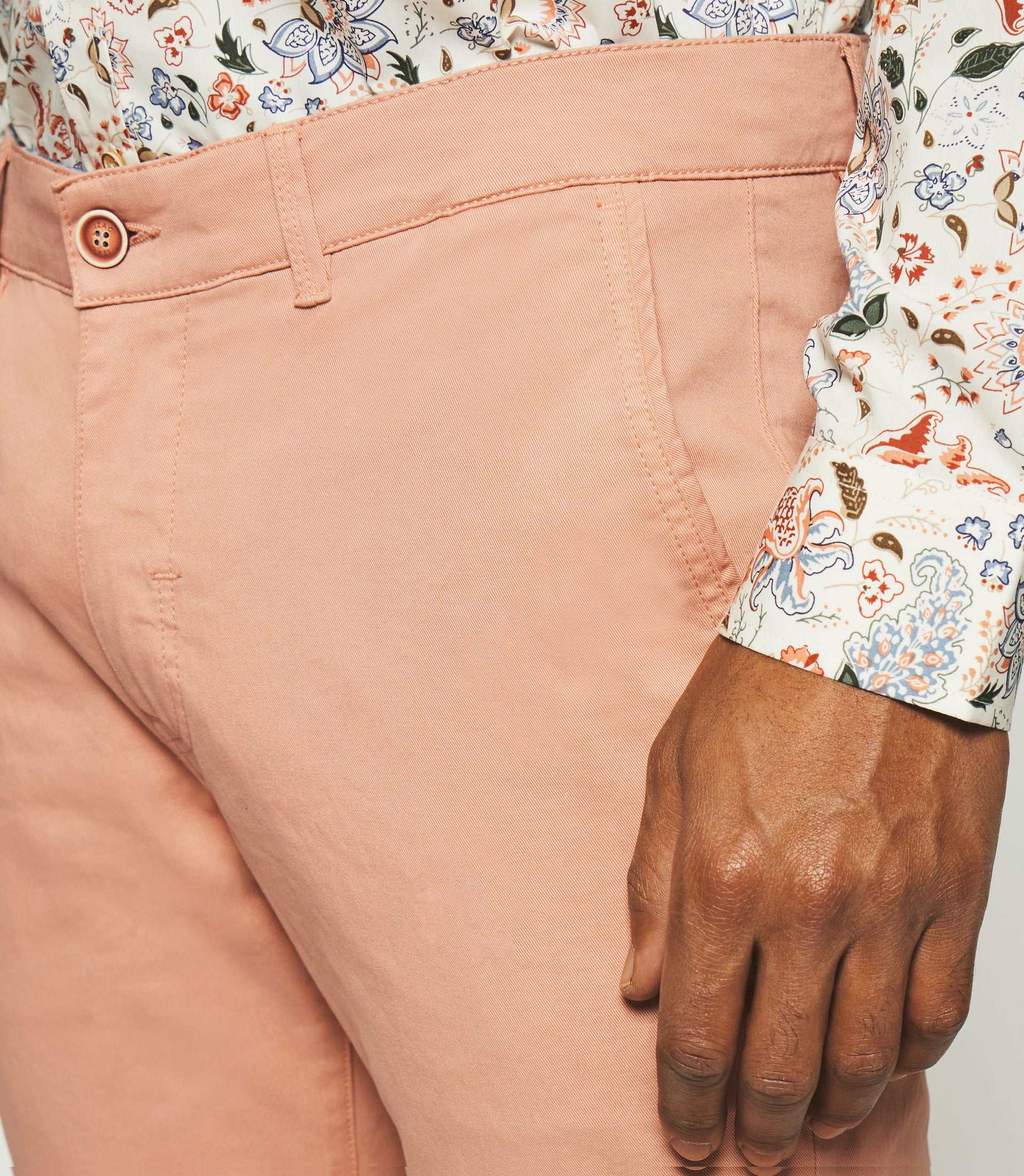 Pantalon slack slim rose PACHELOR - Image 3