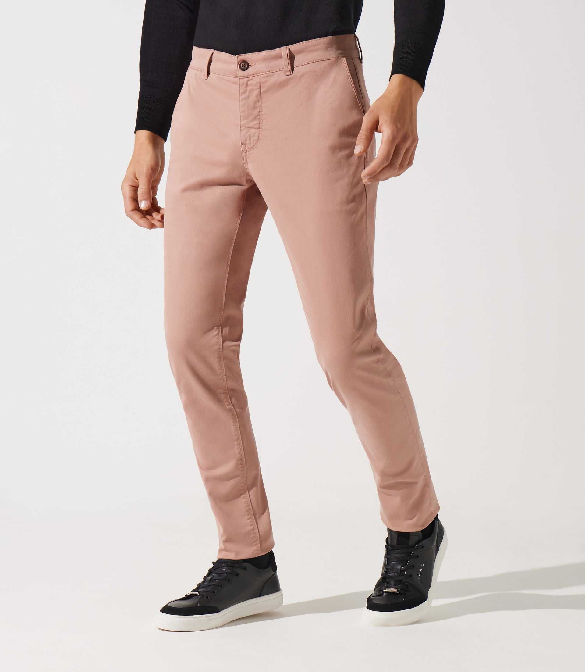 Pantalon chino rose VALOR
