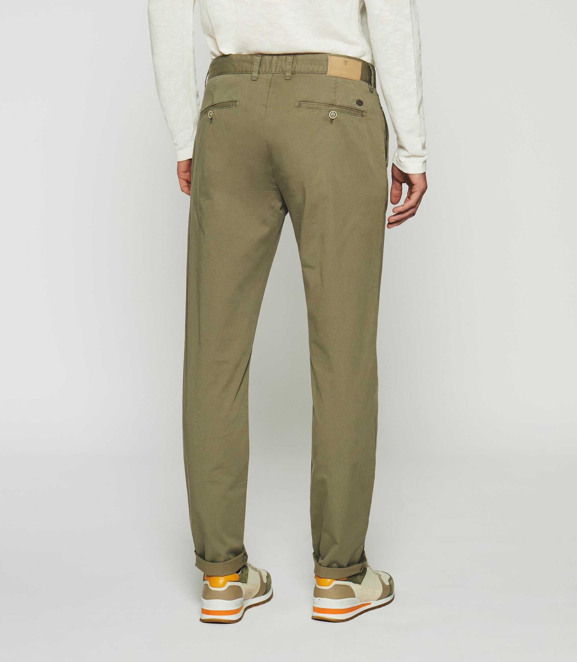 Pantalon slim à imprimé kaki PEPS - Image 2