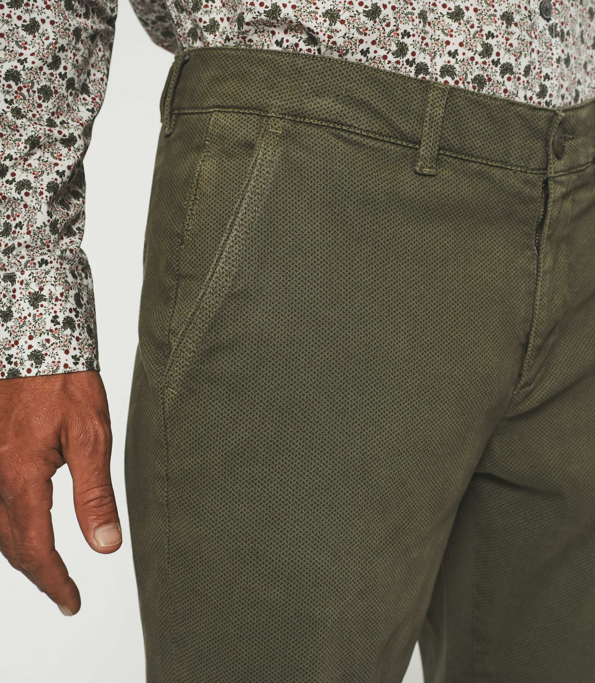 Pantalon slack slim kaki VITAMINE - Image 2