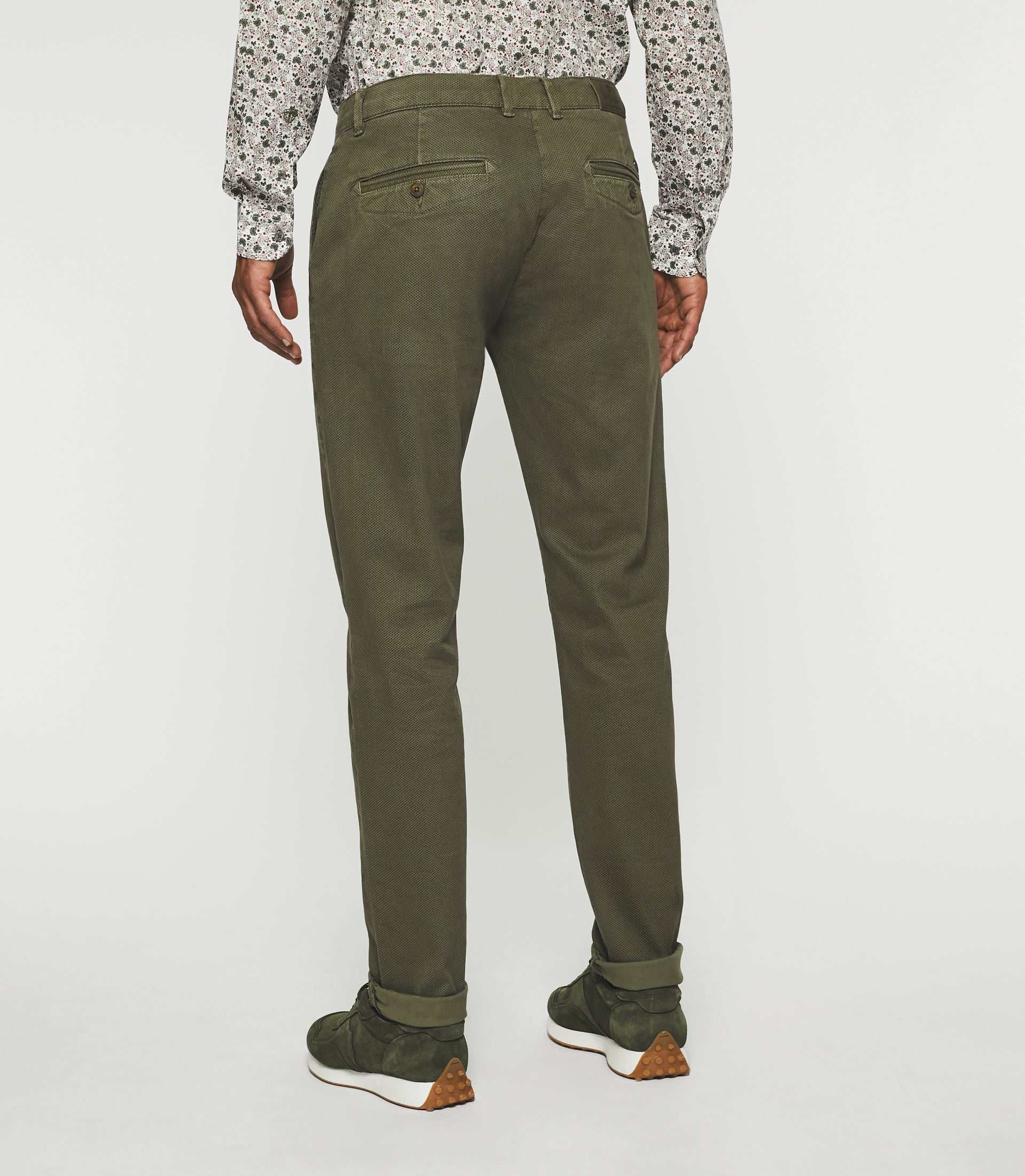 Pantalon slack slim kaki VITAMINE - Image 4