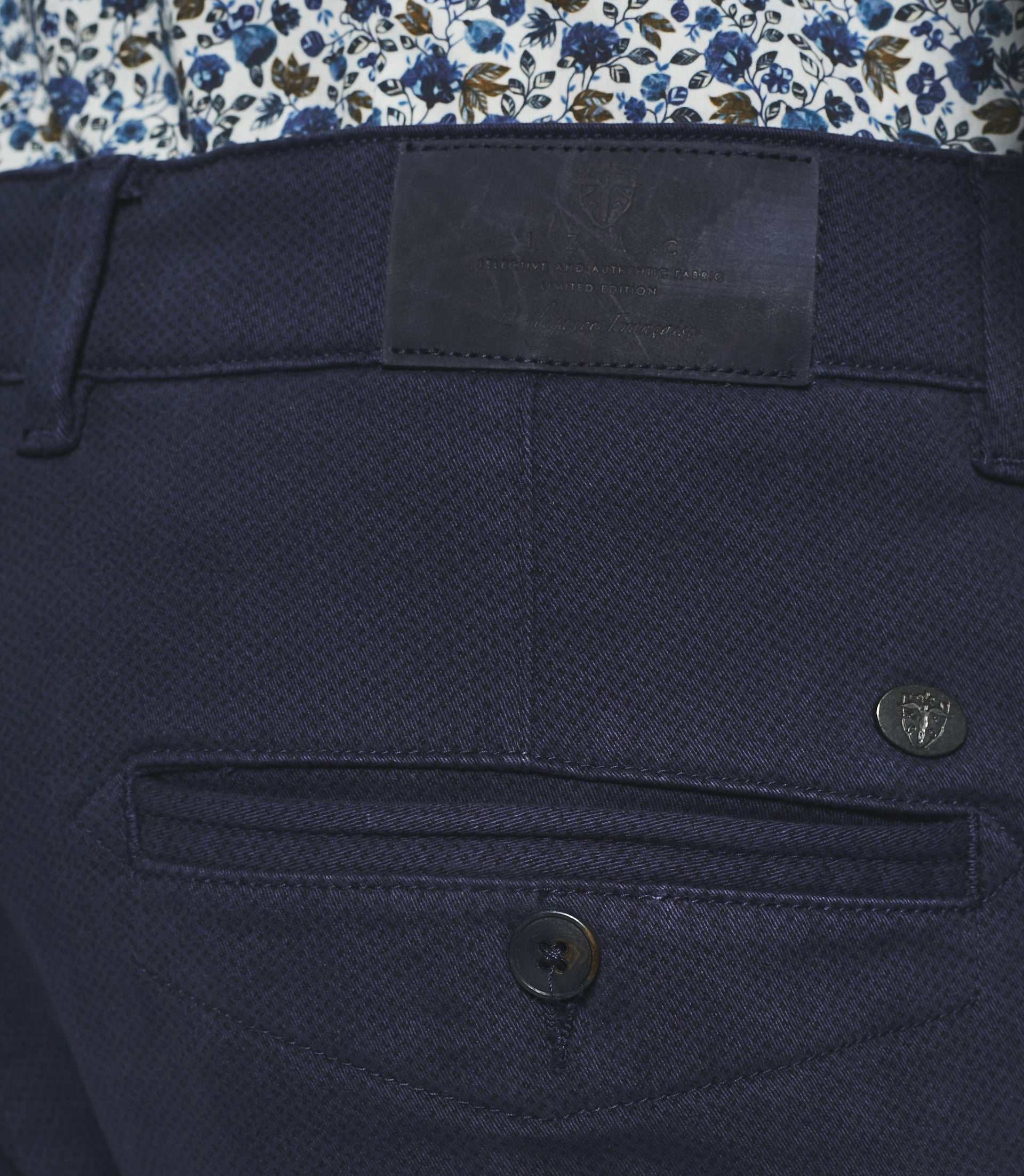 Pantalon slack slim marine VITAMINE - Image 3