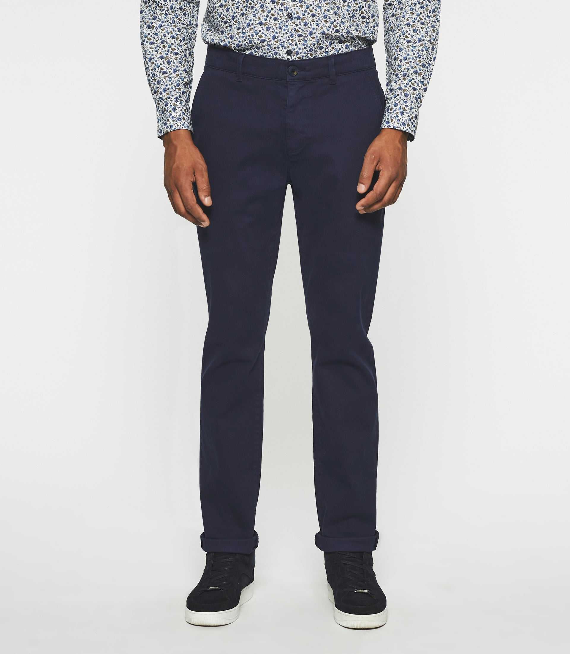 Pantalon slack slim marine VITAMINE - Image 5