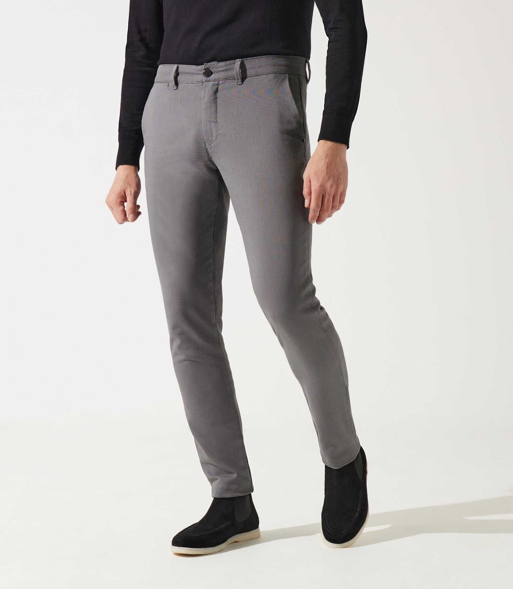 Pantalon chino armuré anthracite VARFAIT - Image 4