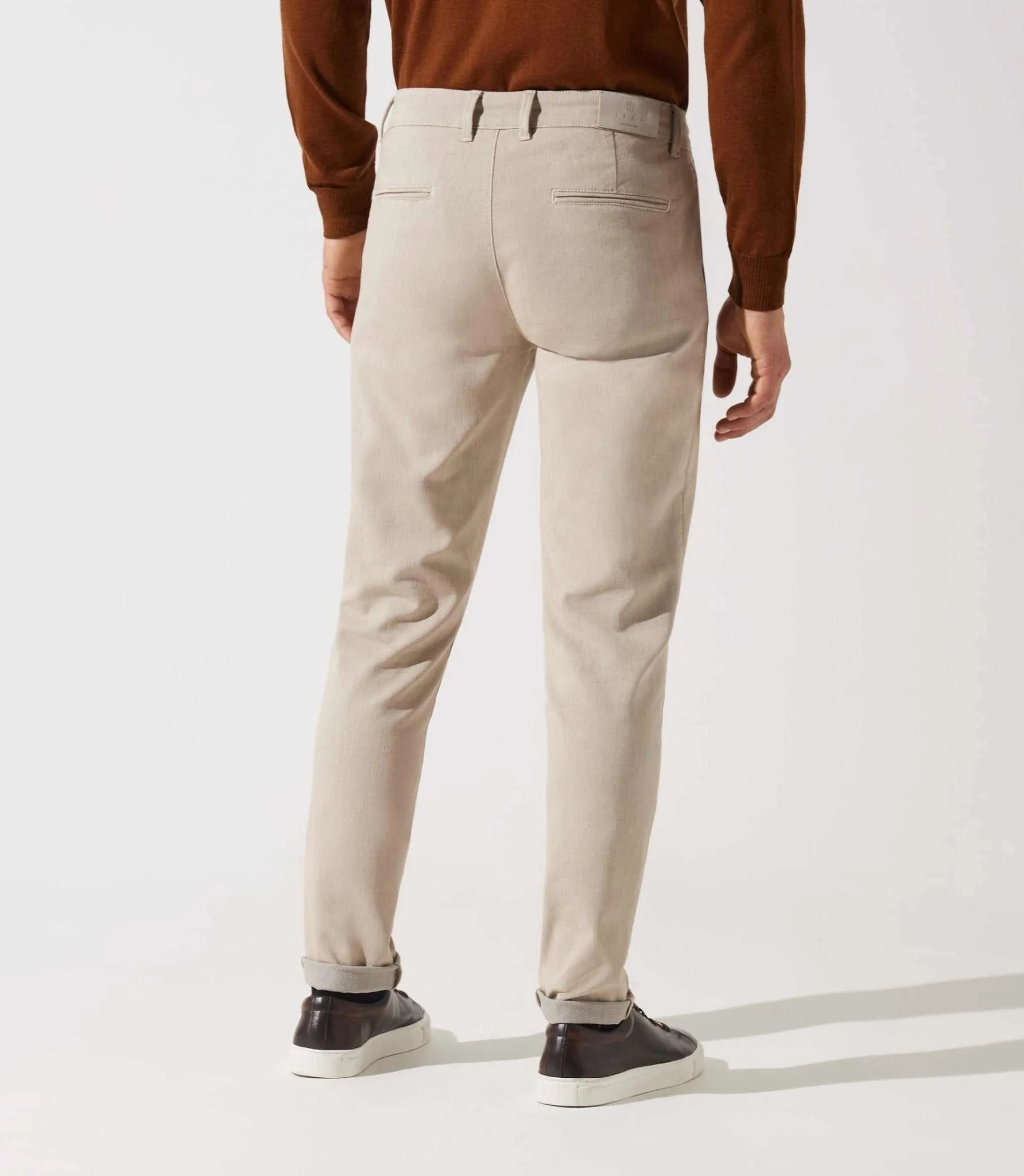 Pantalon chino armuré beige VARFAIT - Image 3
