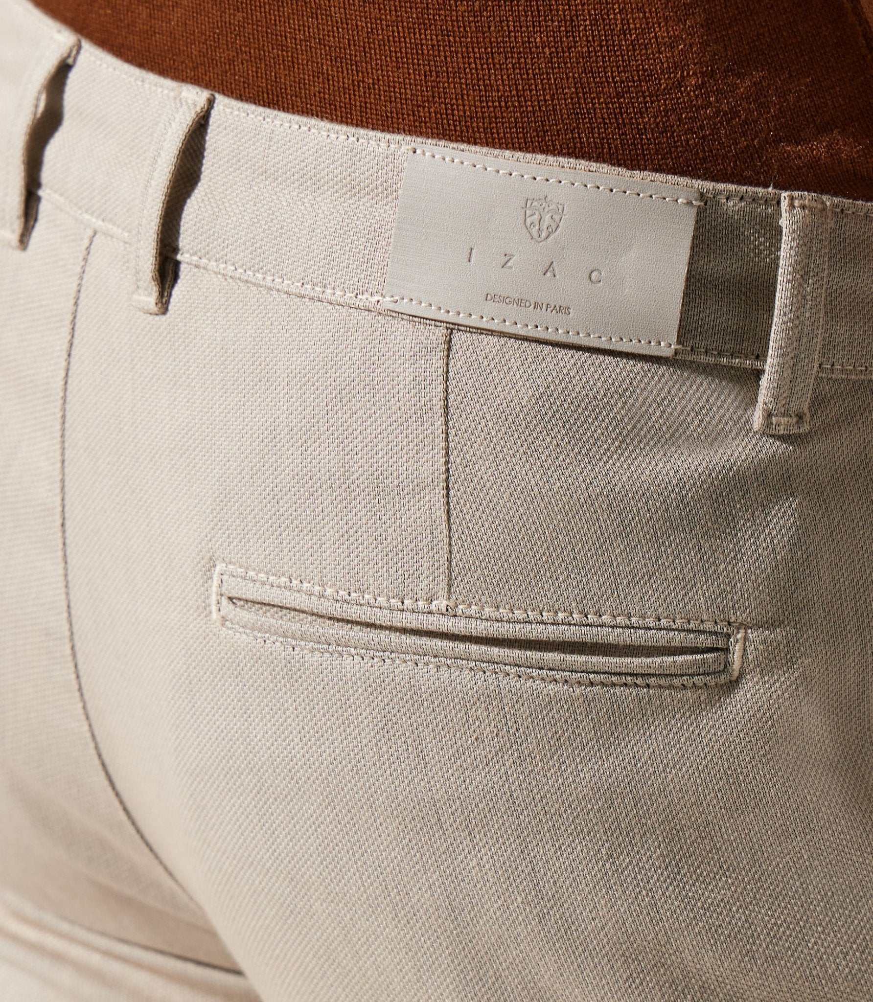 Pantalon chino armuré beige VARFAIT - Image 4