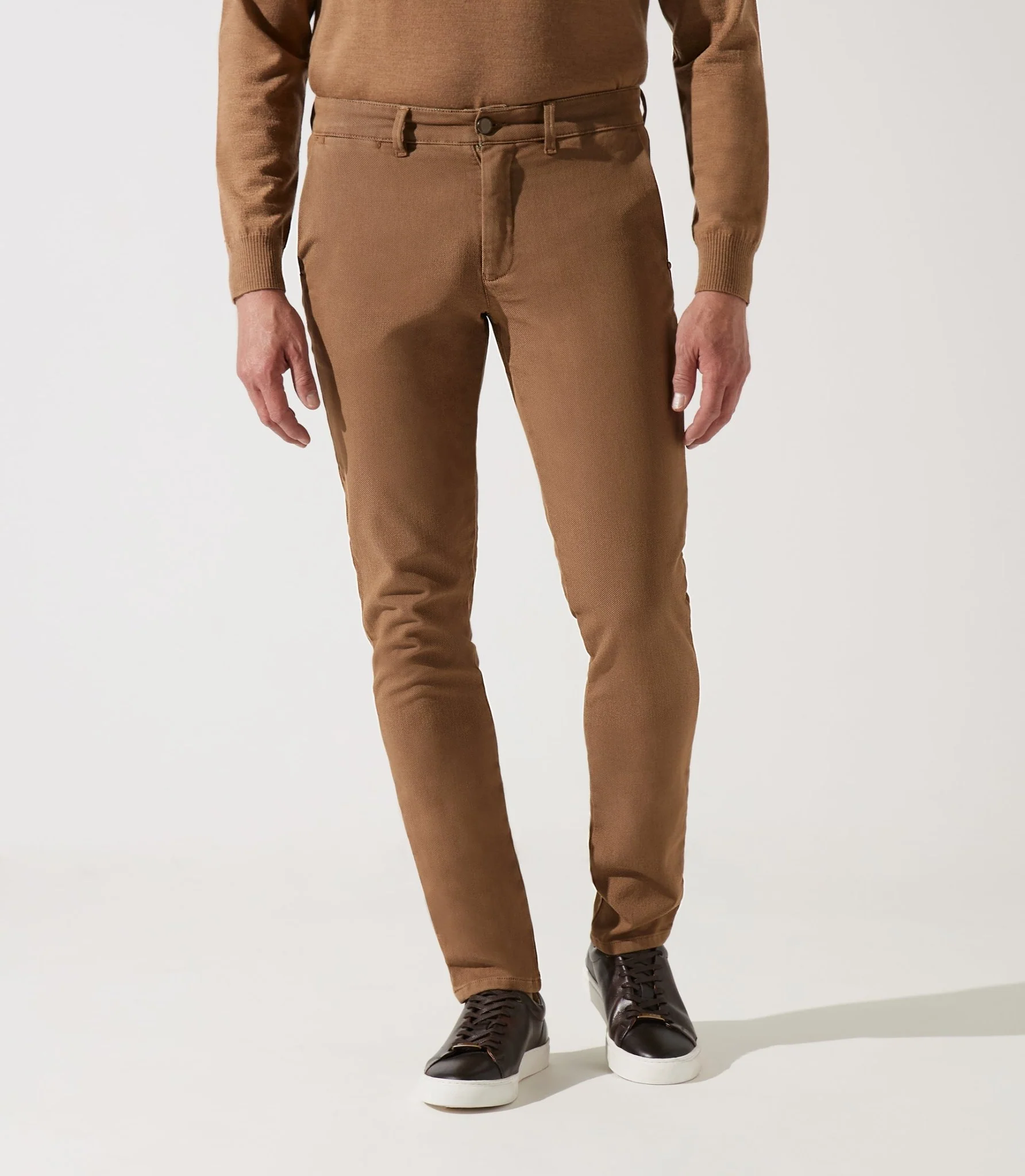 Pantalon chino armuré camel VARFAIT