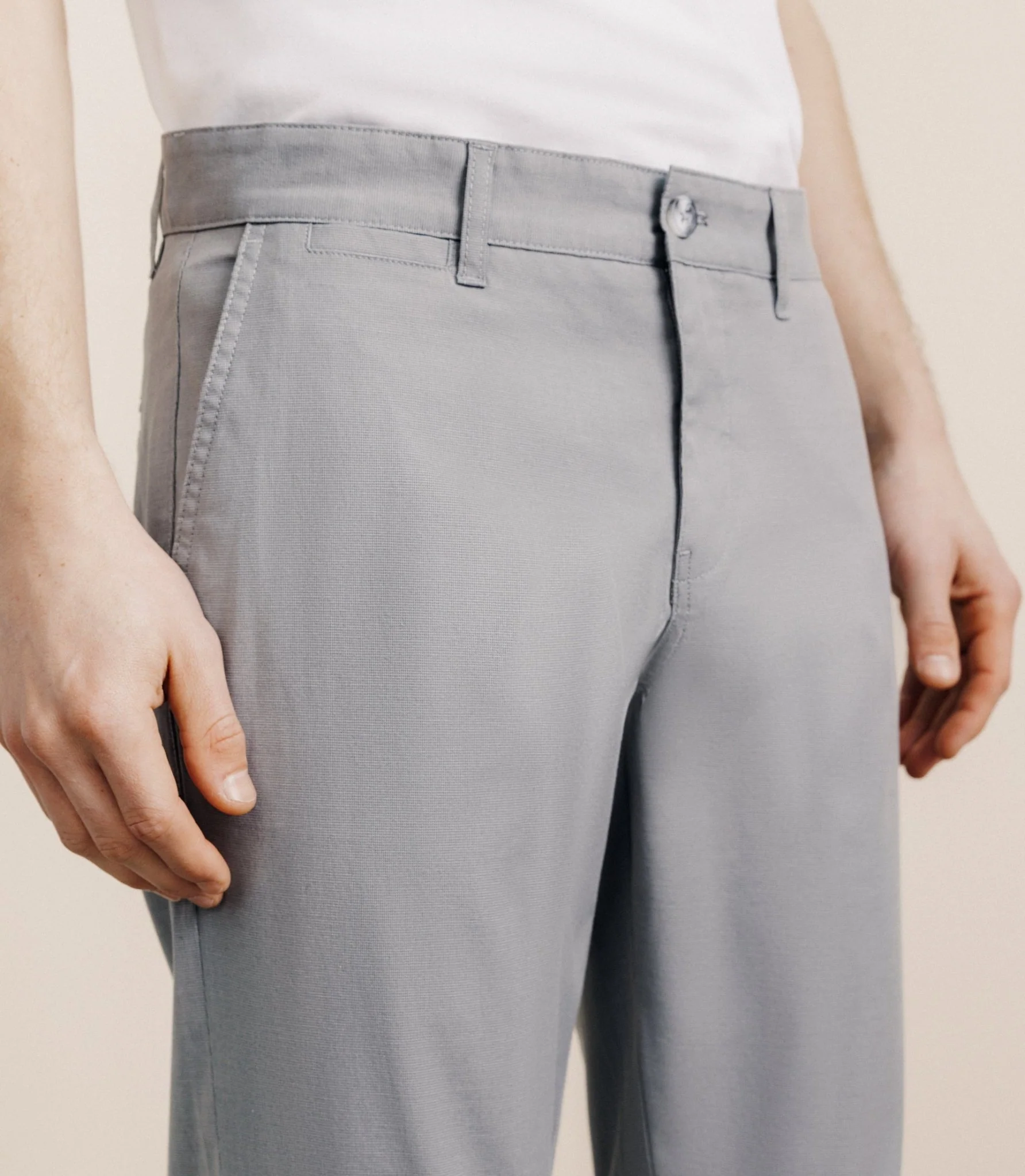 Pantalon slim gris - Image 2