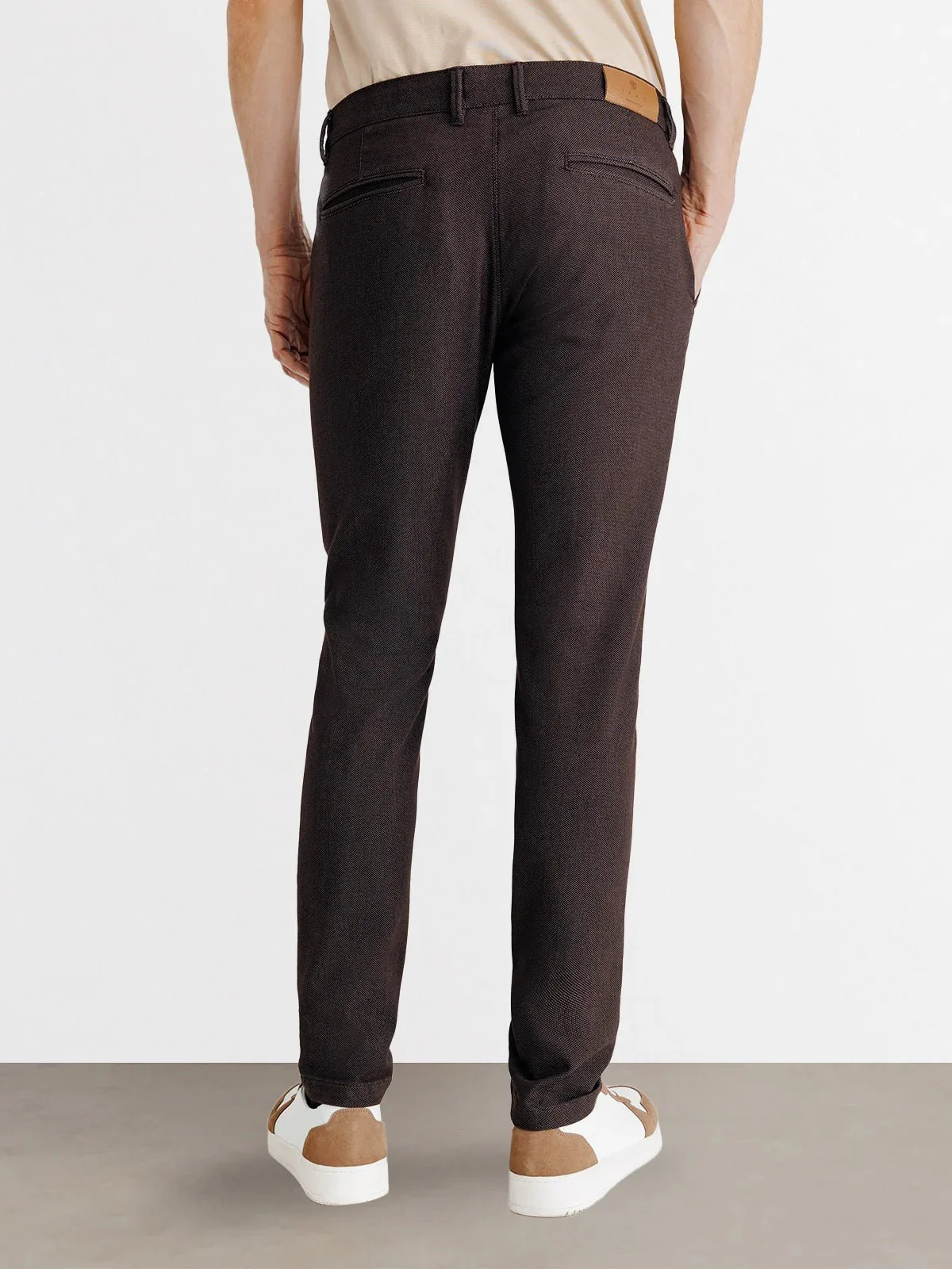 Pantalon armuré marron - Image 4