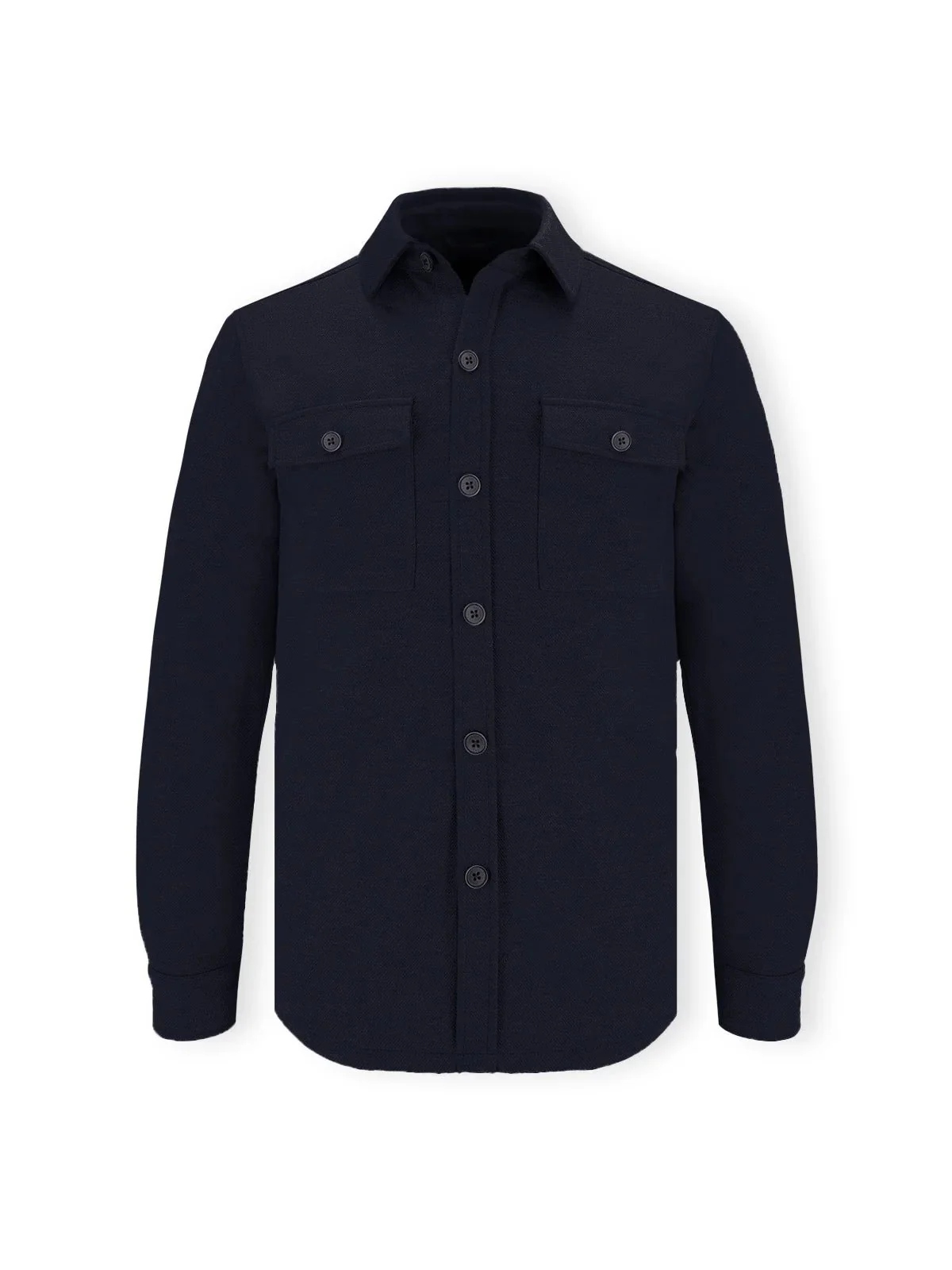 Surchemise effet maille marine