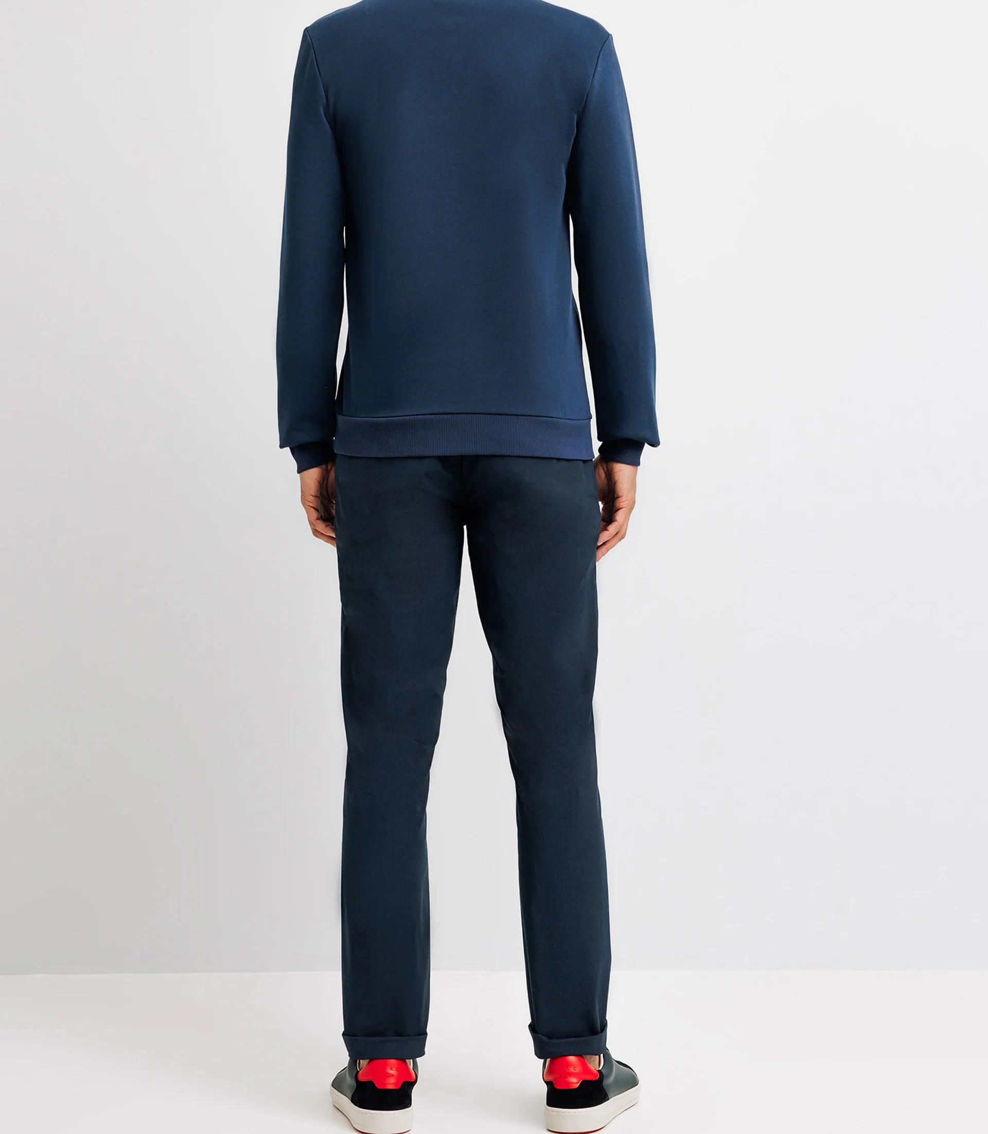 Pull sweat avec patch marine - Image 3
