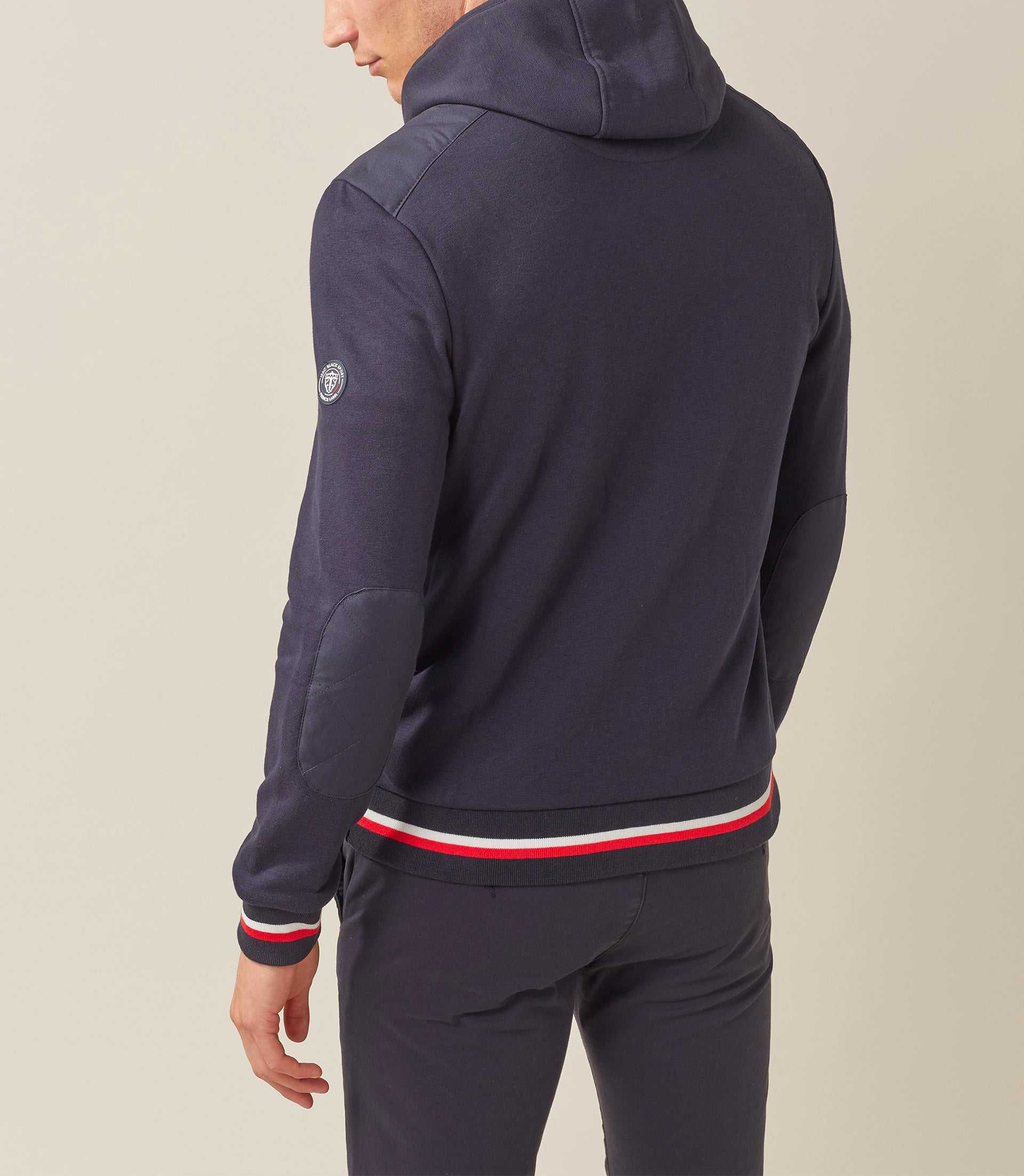Sweat pull zippé marine - Image 2