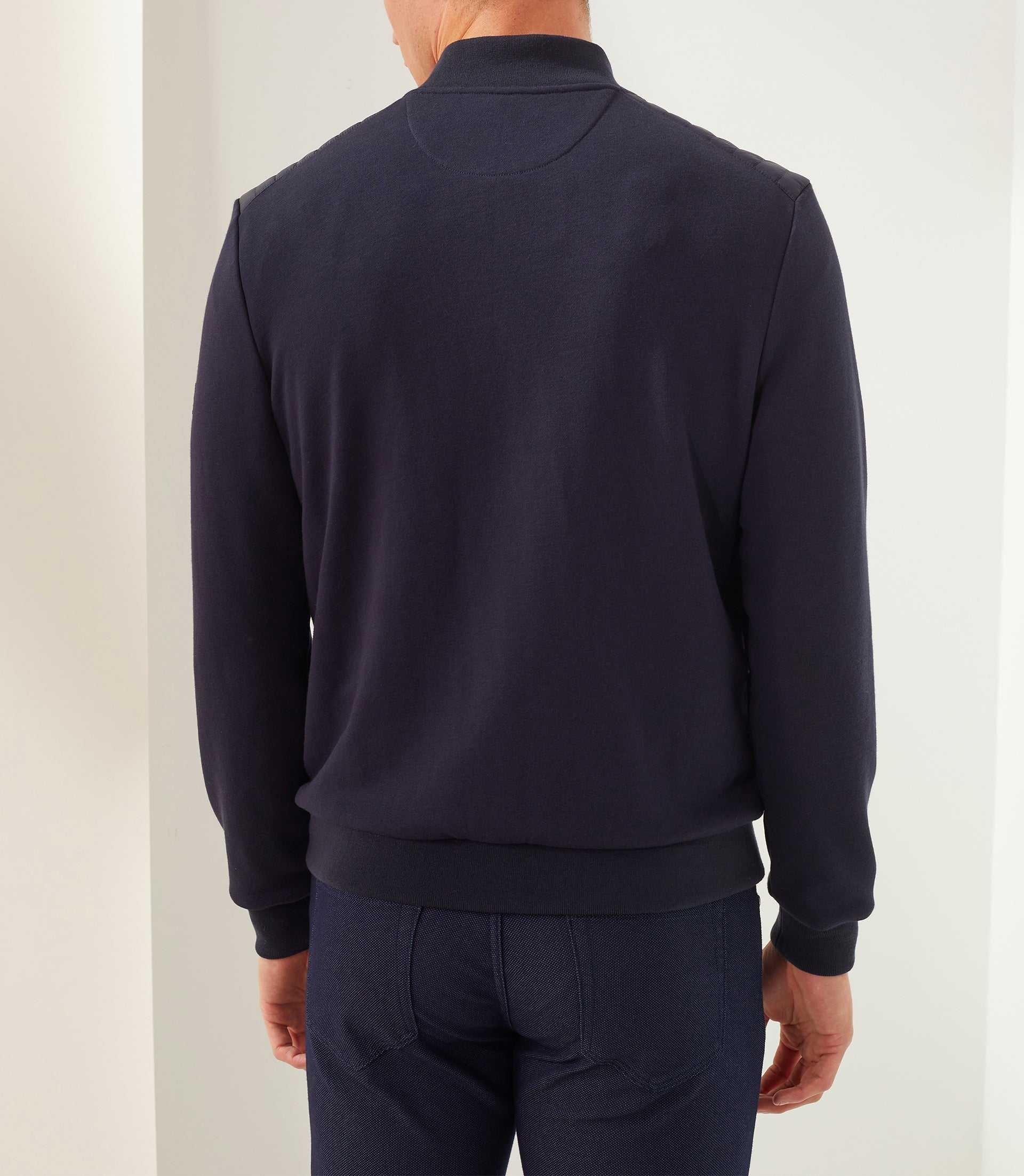 Sweat zippé marine "Swfantin" - Image 4