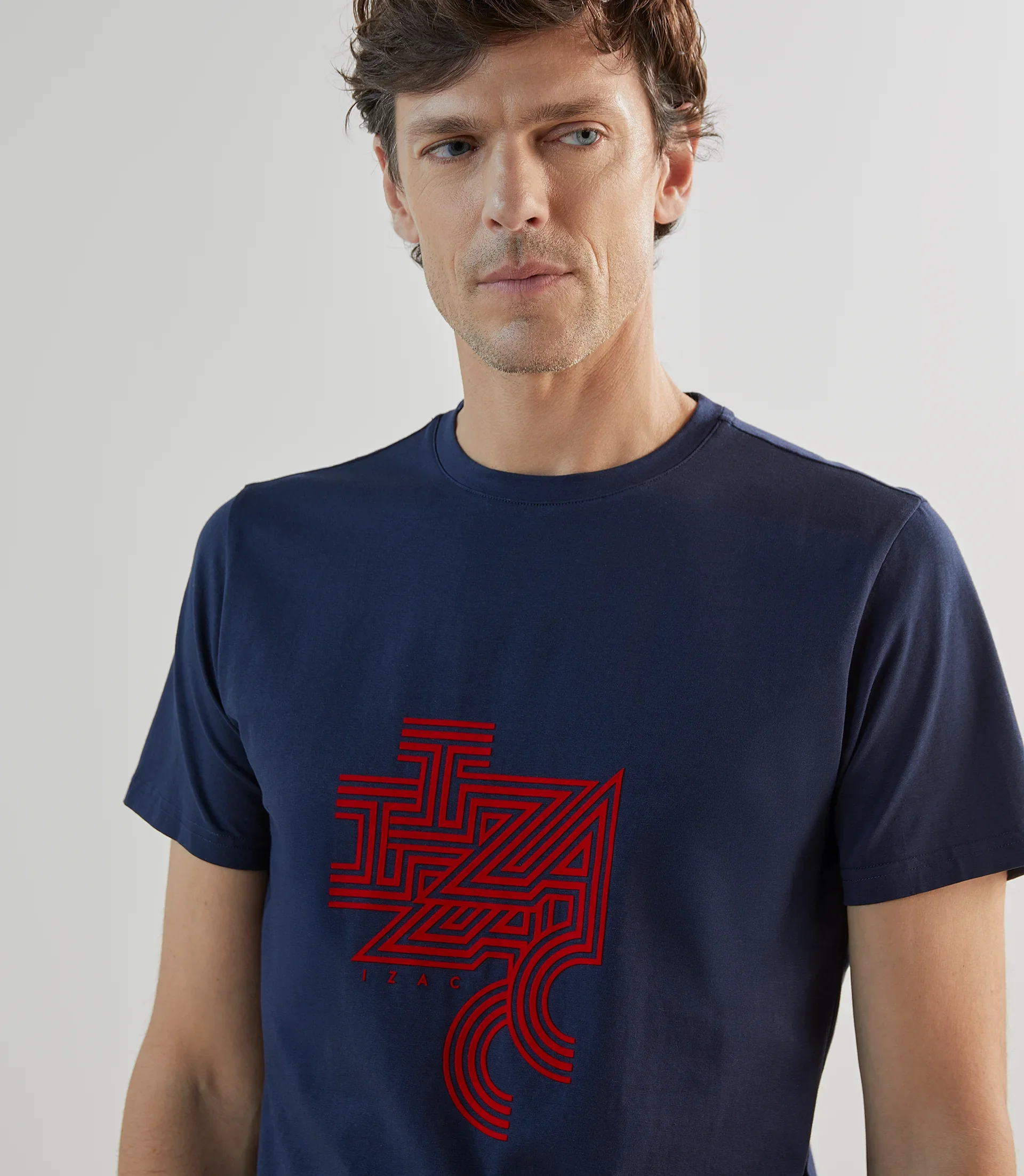 T-shirt à manches courtes avec print marine - Image 2
