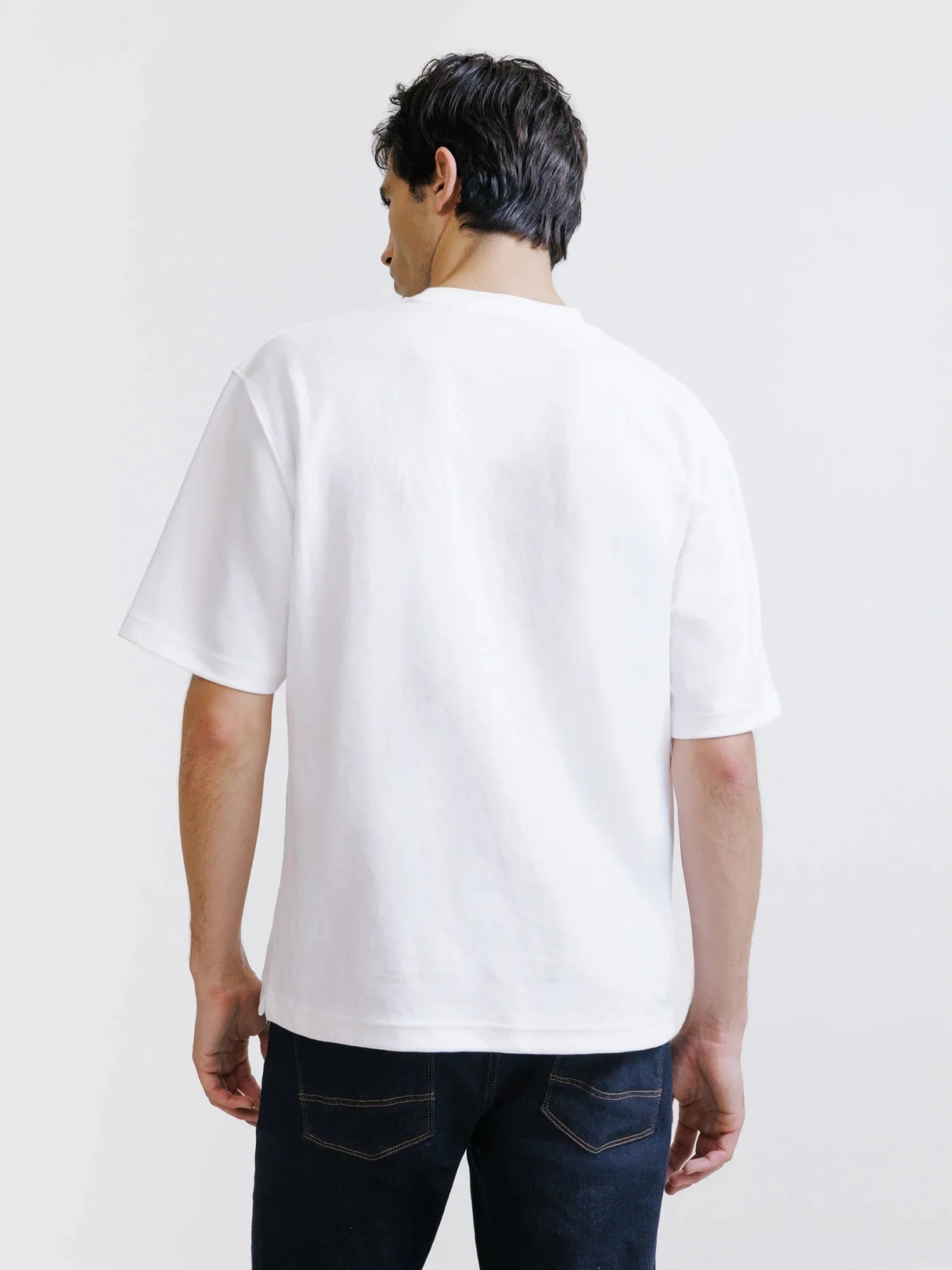 T-shirt oversize blanc - Image 4