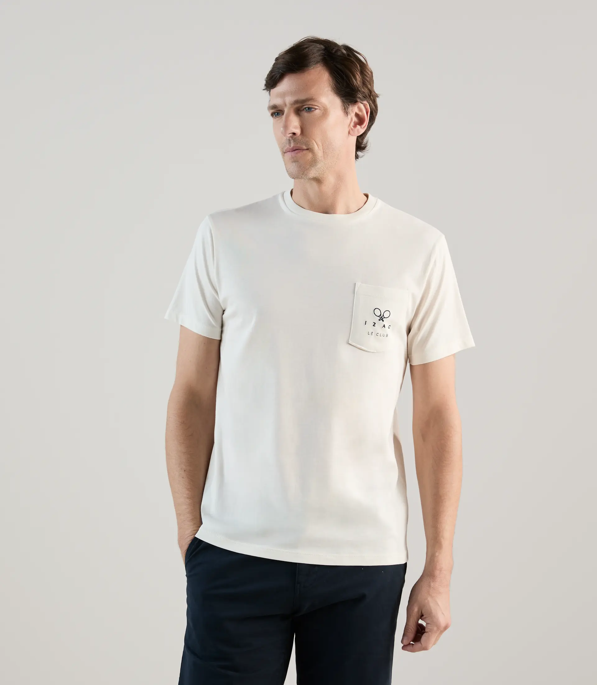 T-shirt avec print écru