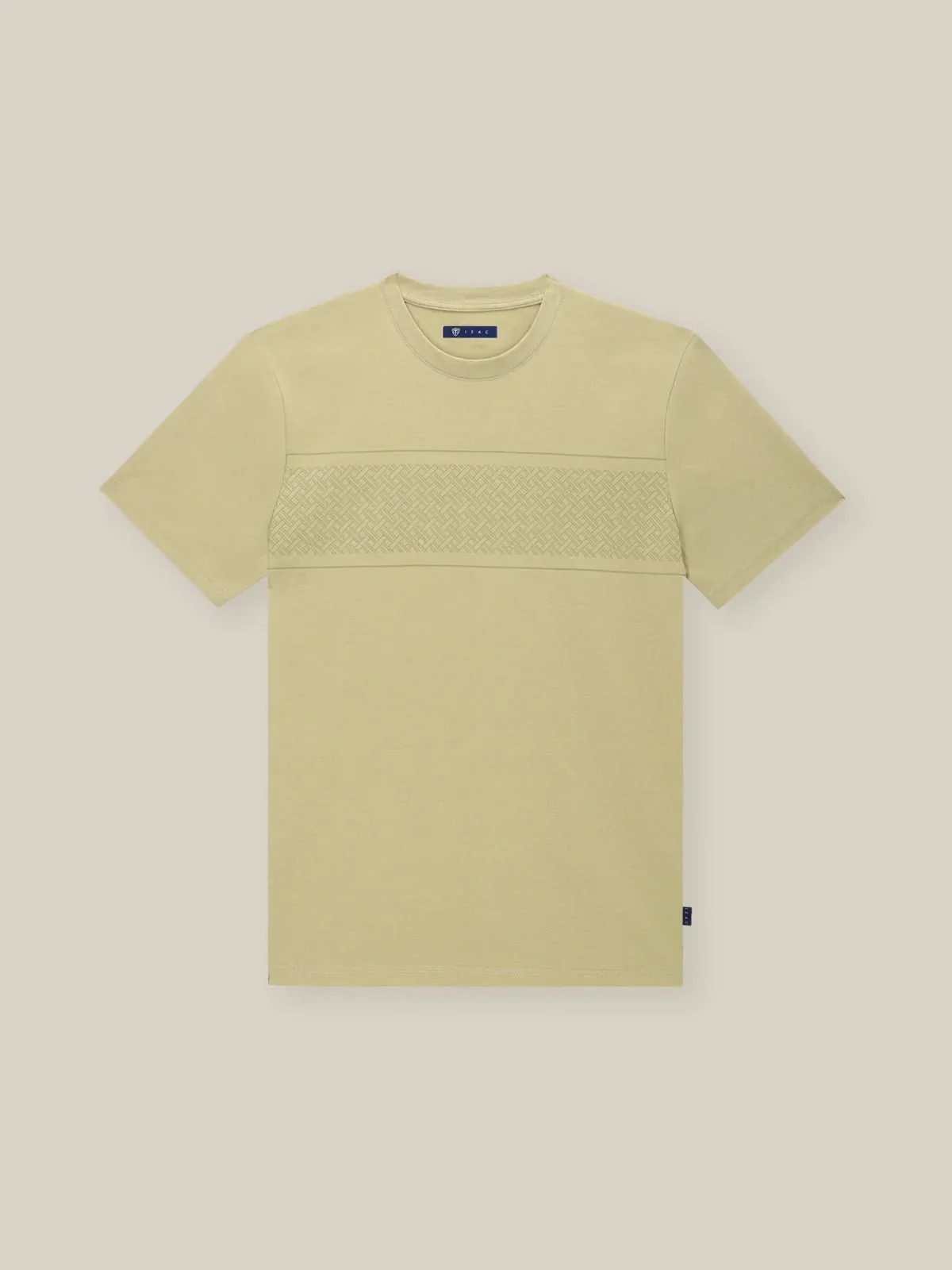 T-shirt à poche kaki clair