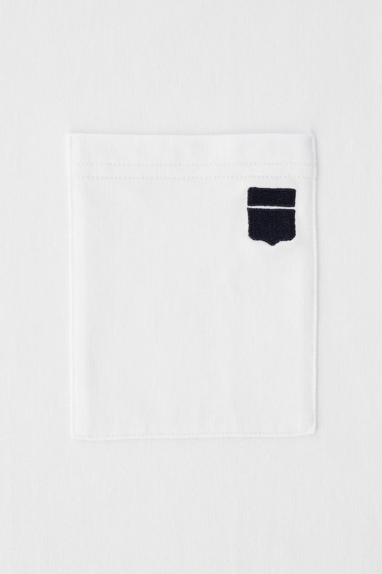 T-shirt col rond blanc - Image 3