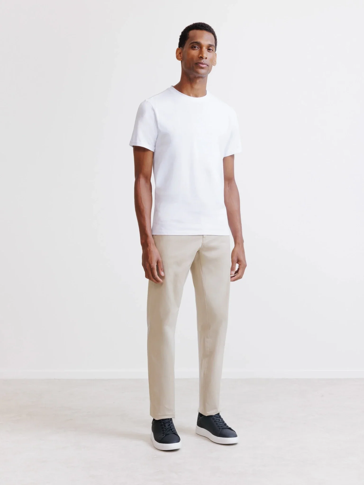 T-shirt col rond blanc - Image 3
