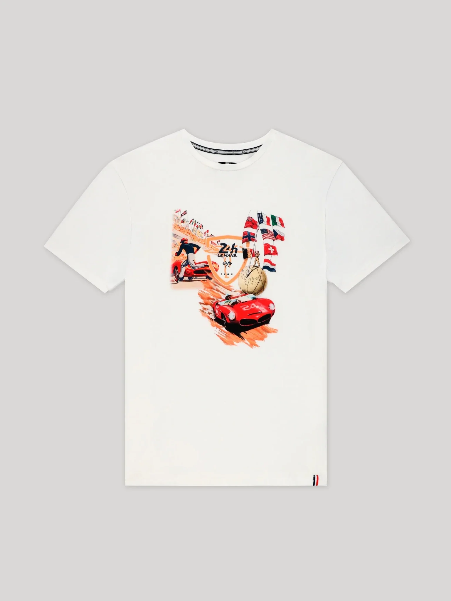 T-shirt col rond blanc 24h Le Mans - Image 2