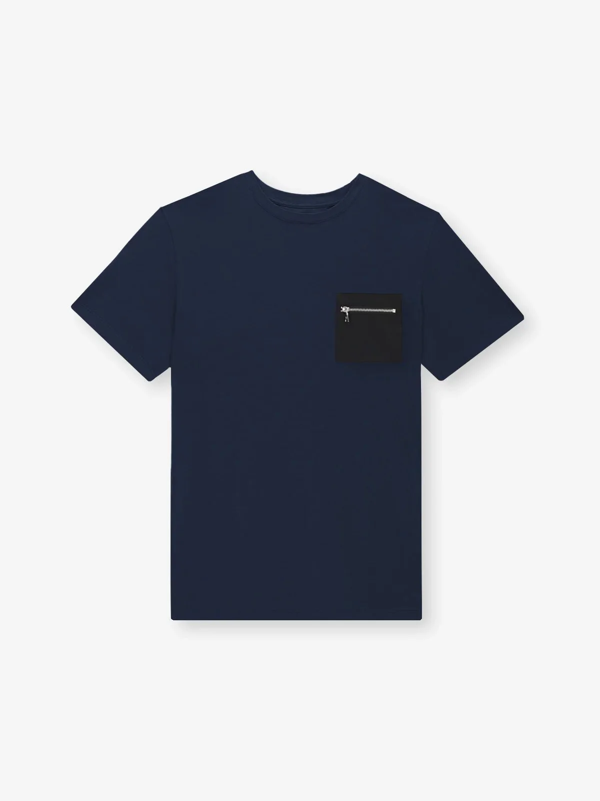 T-shirt col rond marine