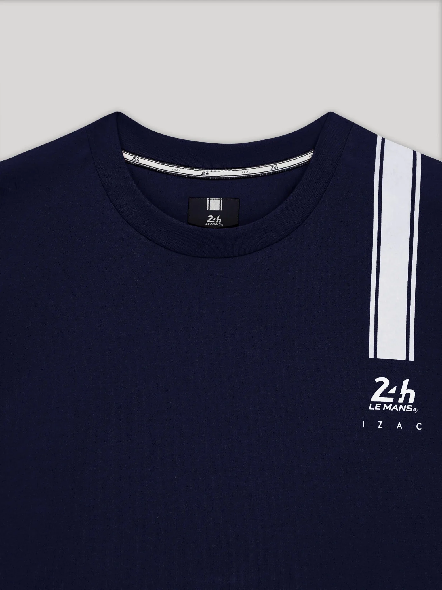 T-shirt col rond marine 24h Le Mans - Image 3