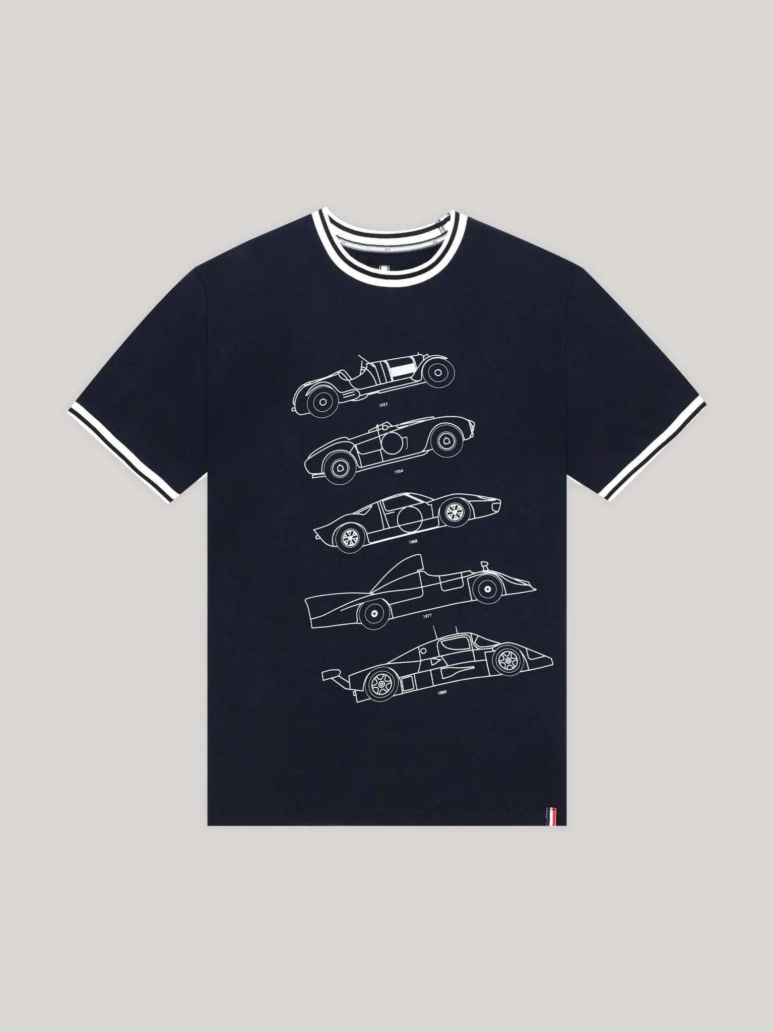 T-shirt col rond marine 24h Le Mans - Image 2