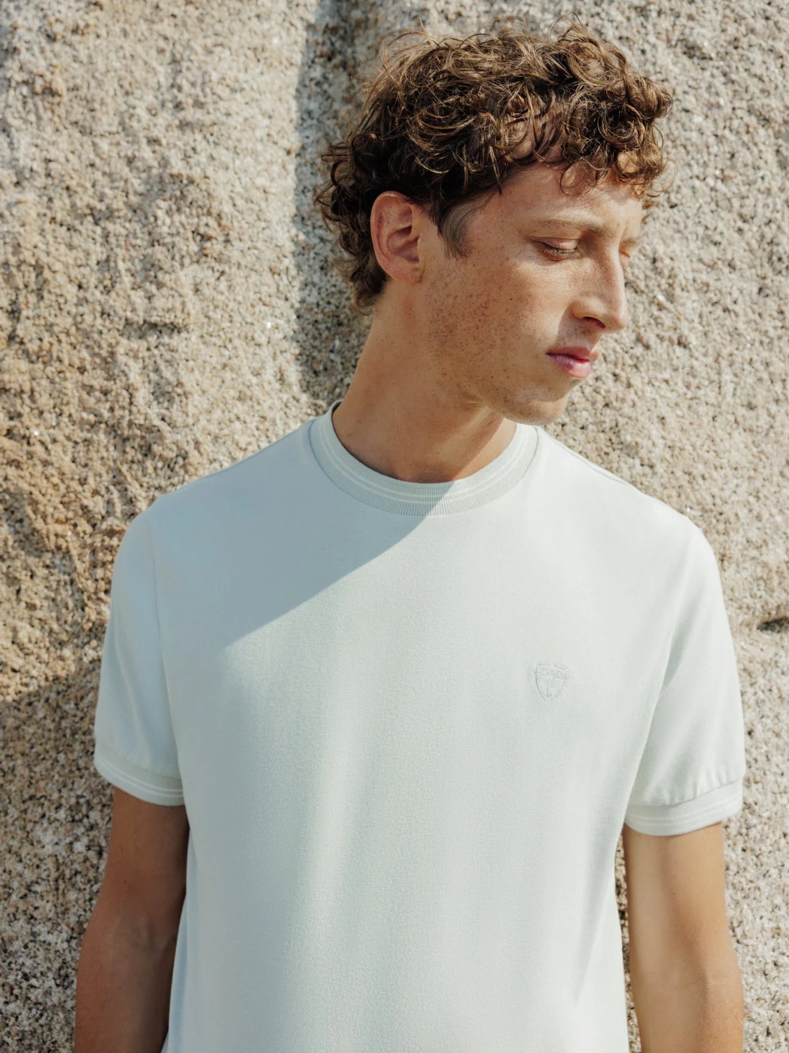T-shirt à manches courtes vert clair