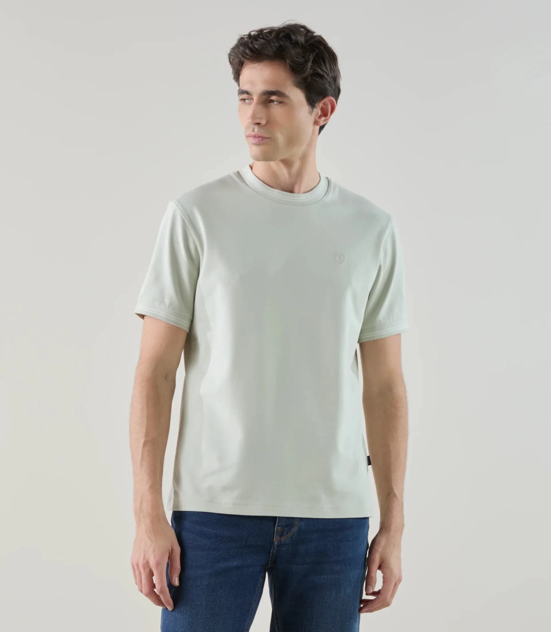T-shirt à manches courtes vert clair - Image 2