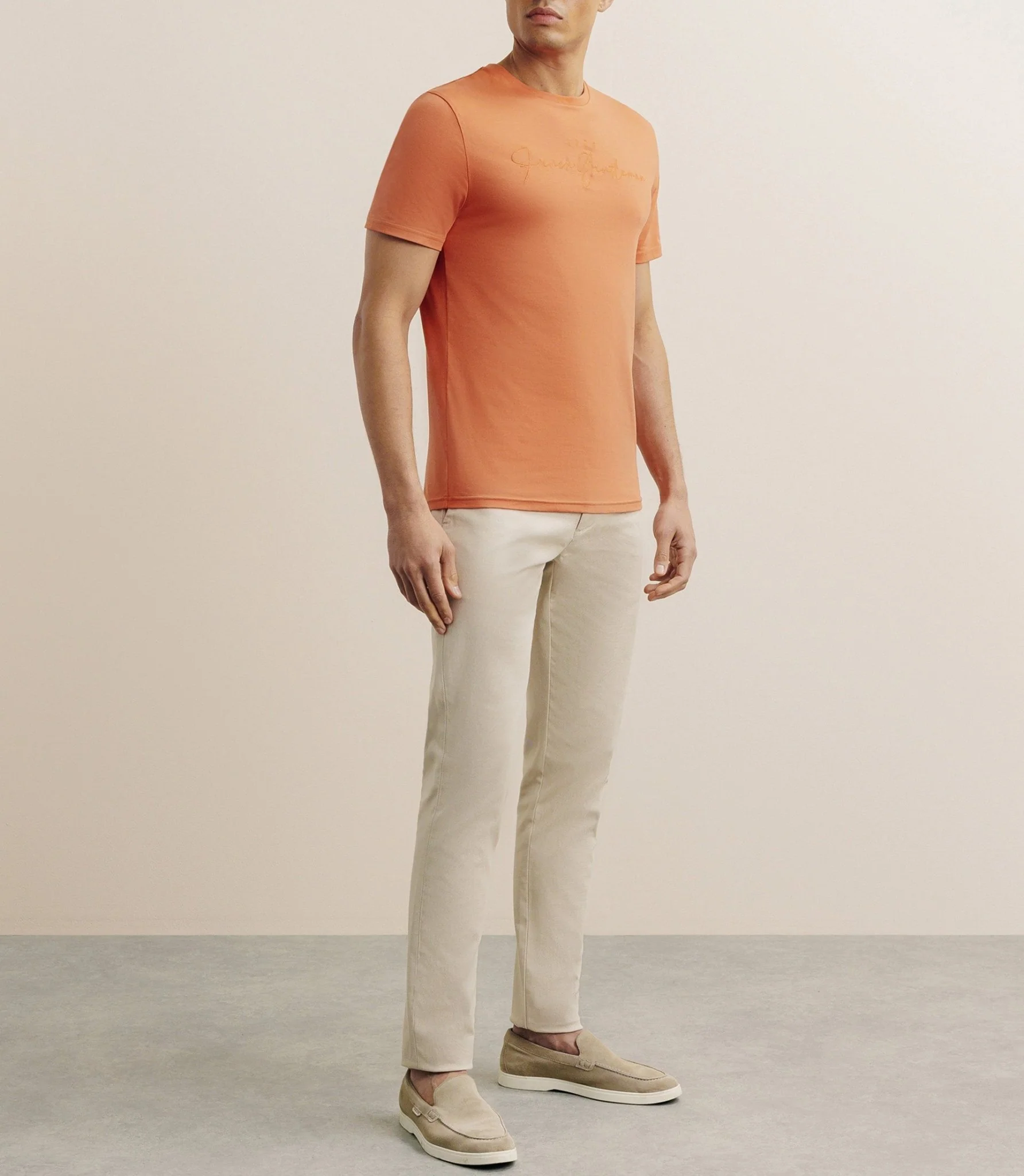 T-shirt manches courtes orange foncé - Image 3