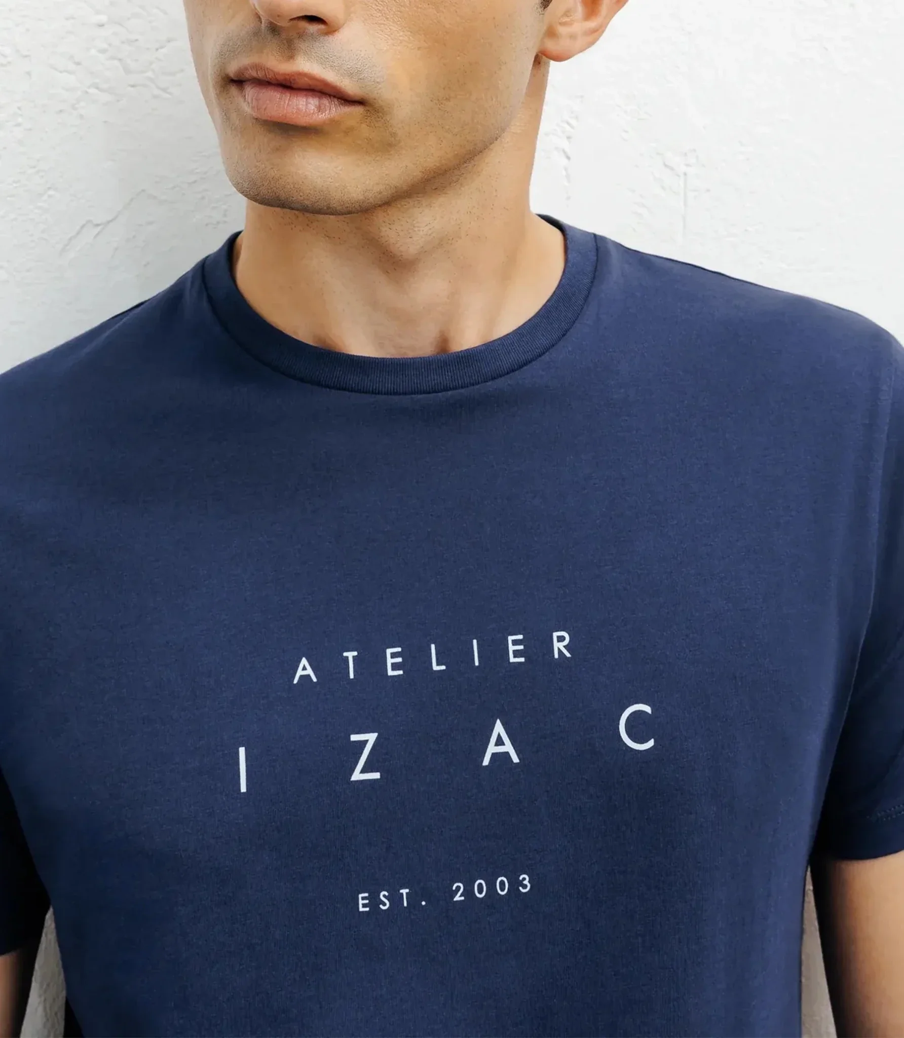 T-shirt print bleu - Image 2