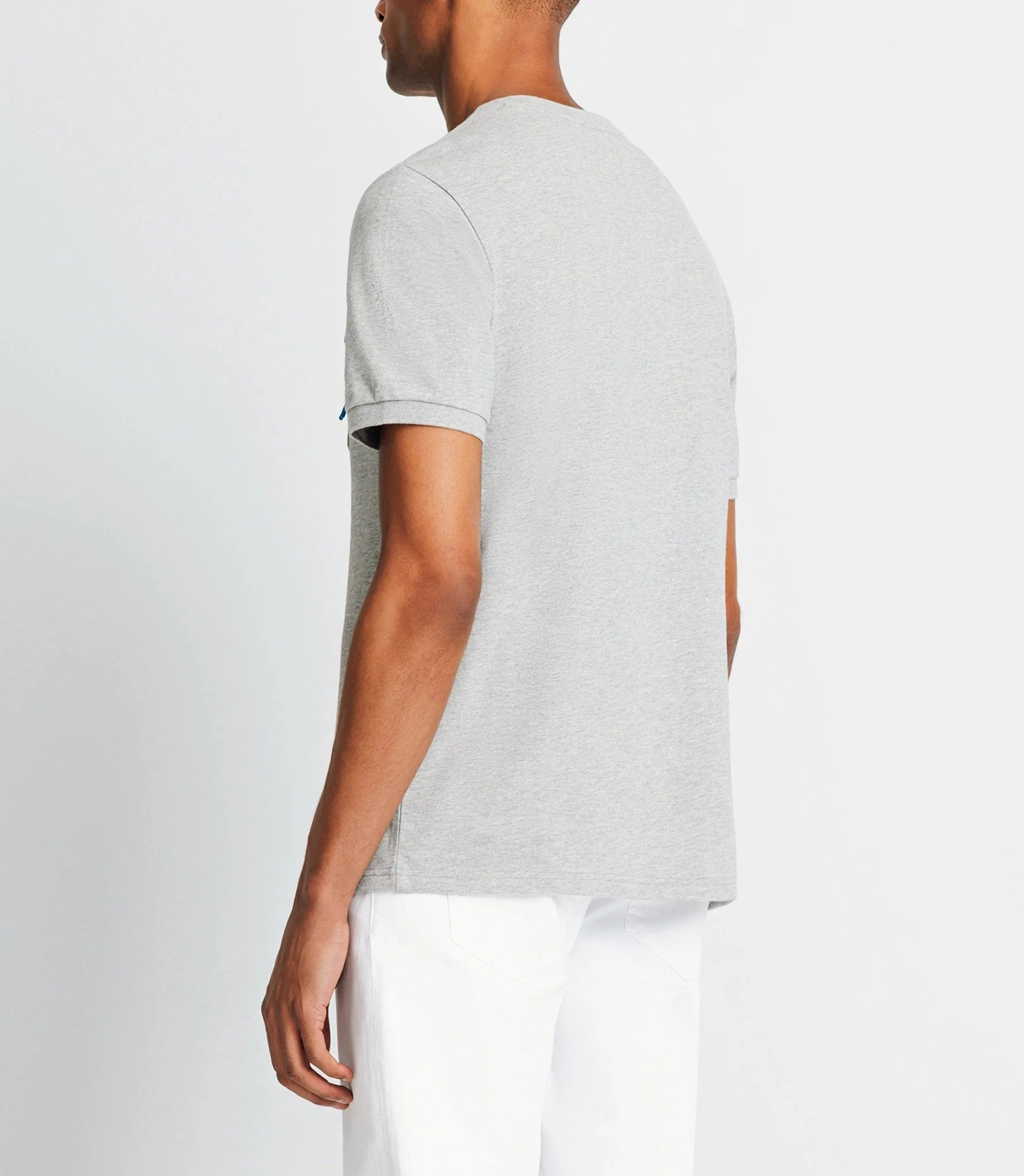 T-shirt avec poche zippée gris - Image 3