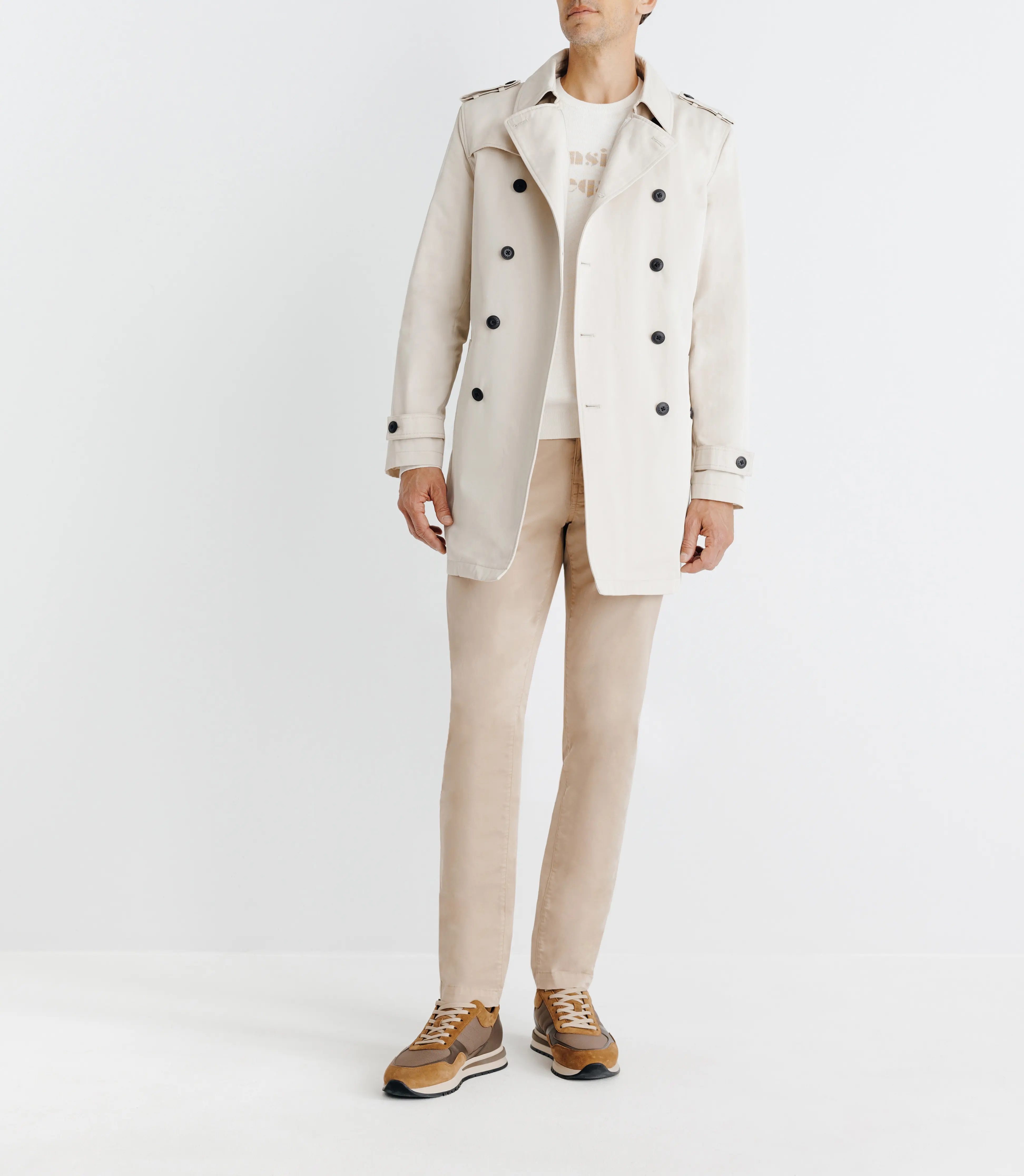 Manteau trench beige - Image 11