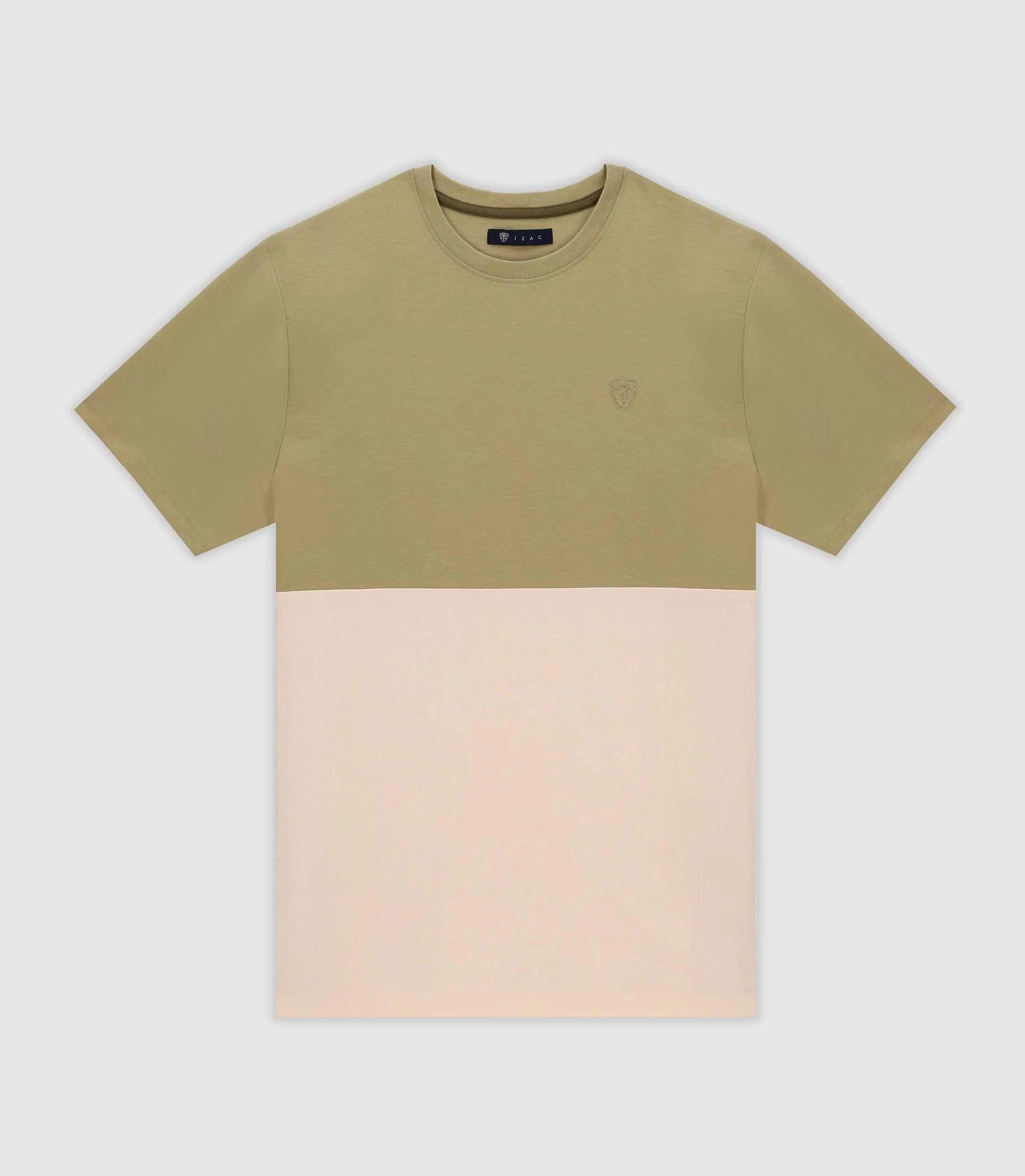 T-shirt en coton kaki