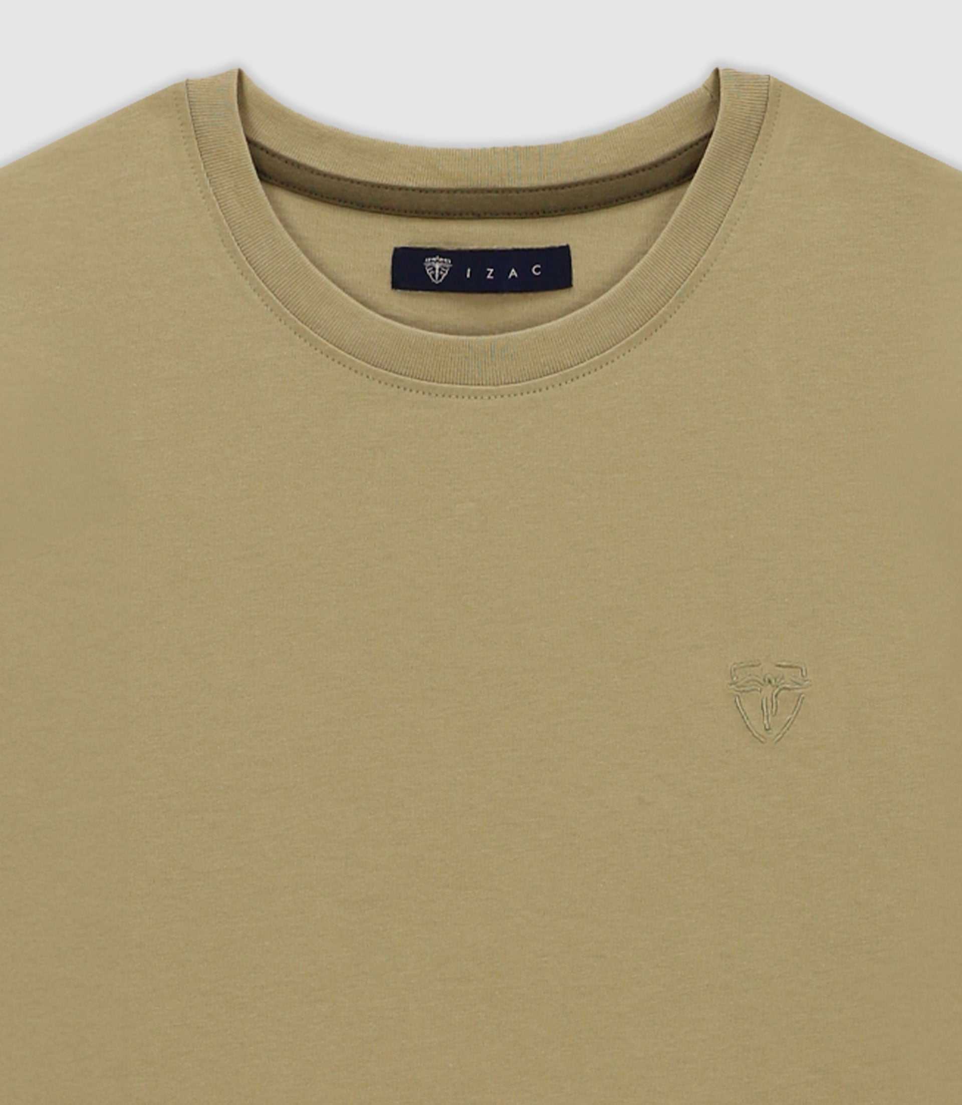 T-shirt en coton kaki - Image 2